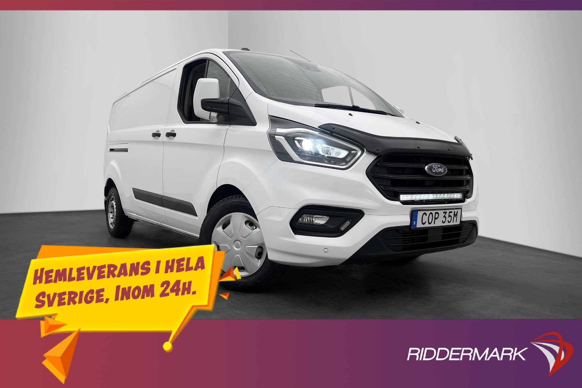 Ford Transit Custom L2 Värm Drag Kamera V-Inre CARPLAY MOMS