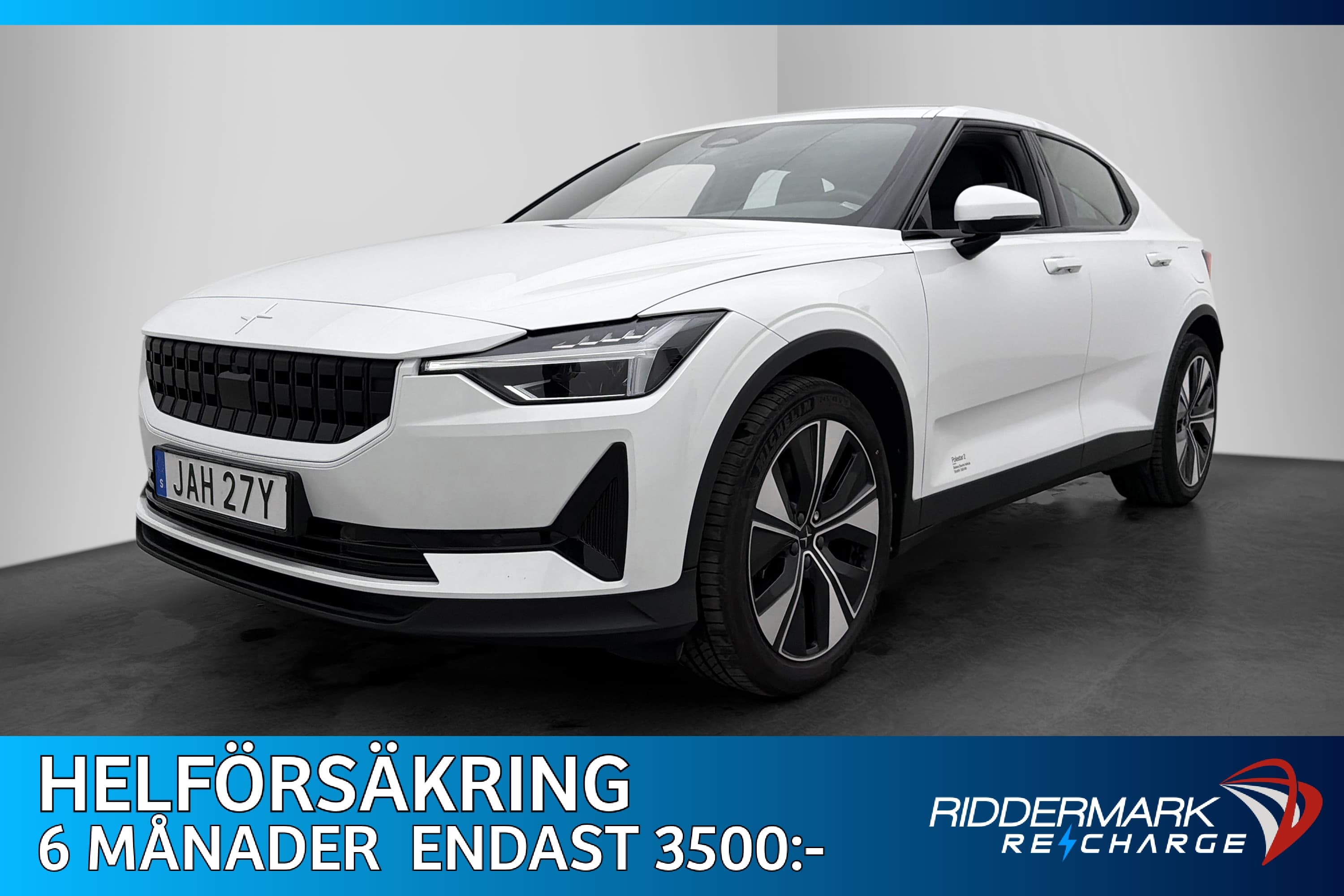 Polestar 2 Long Range Dual Motor Plus Pano Värmare H/K Drag