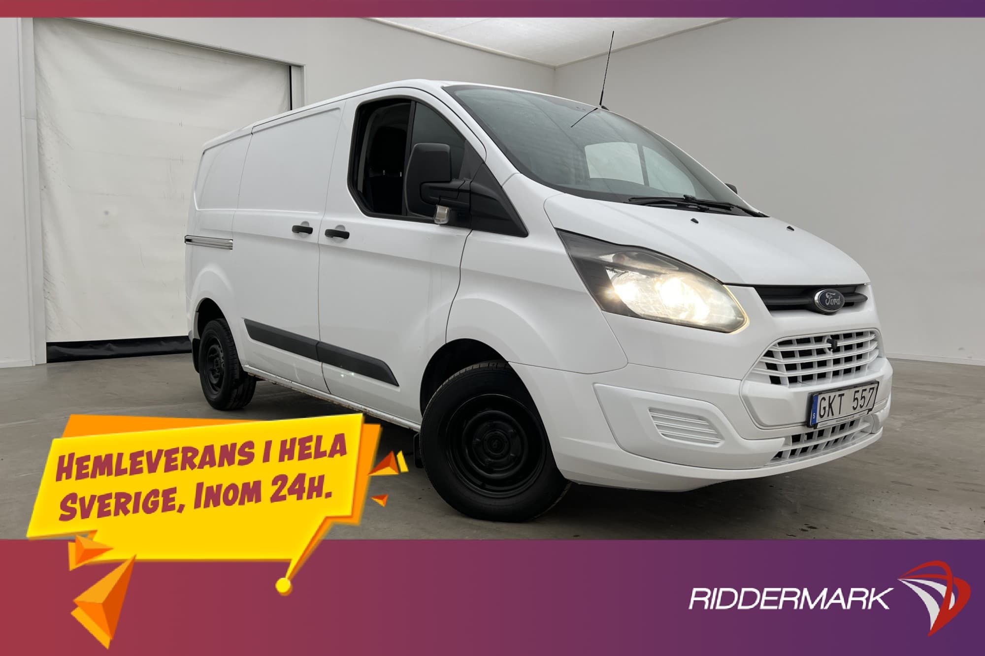Ford Transit Custom 270 Värmare Dragkrok 3-Sits Farthållare
