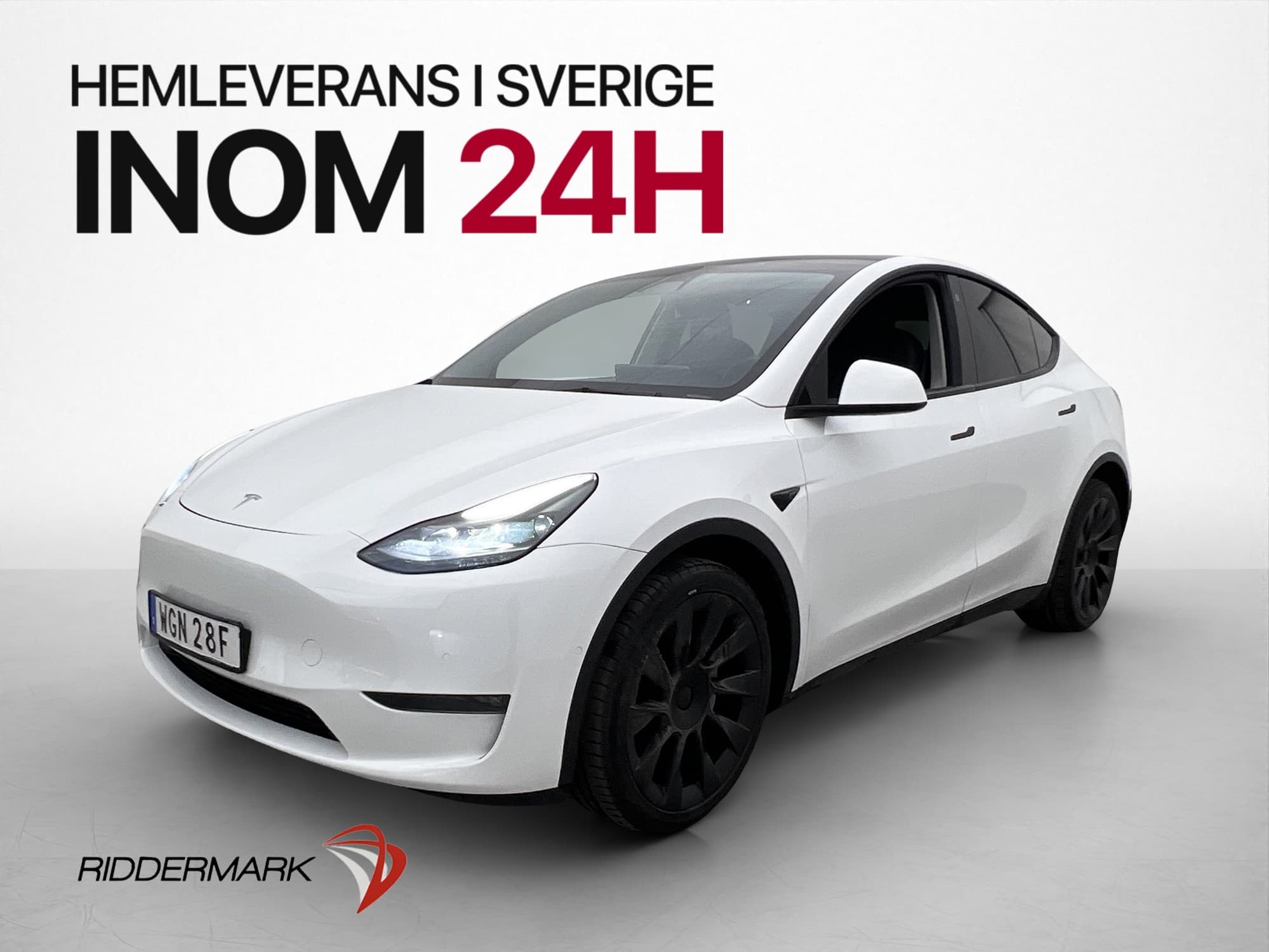 Tesla Model Y Long Range AWD Uppgraderad-AP Dragkrok MOMS