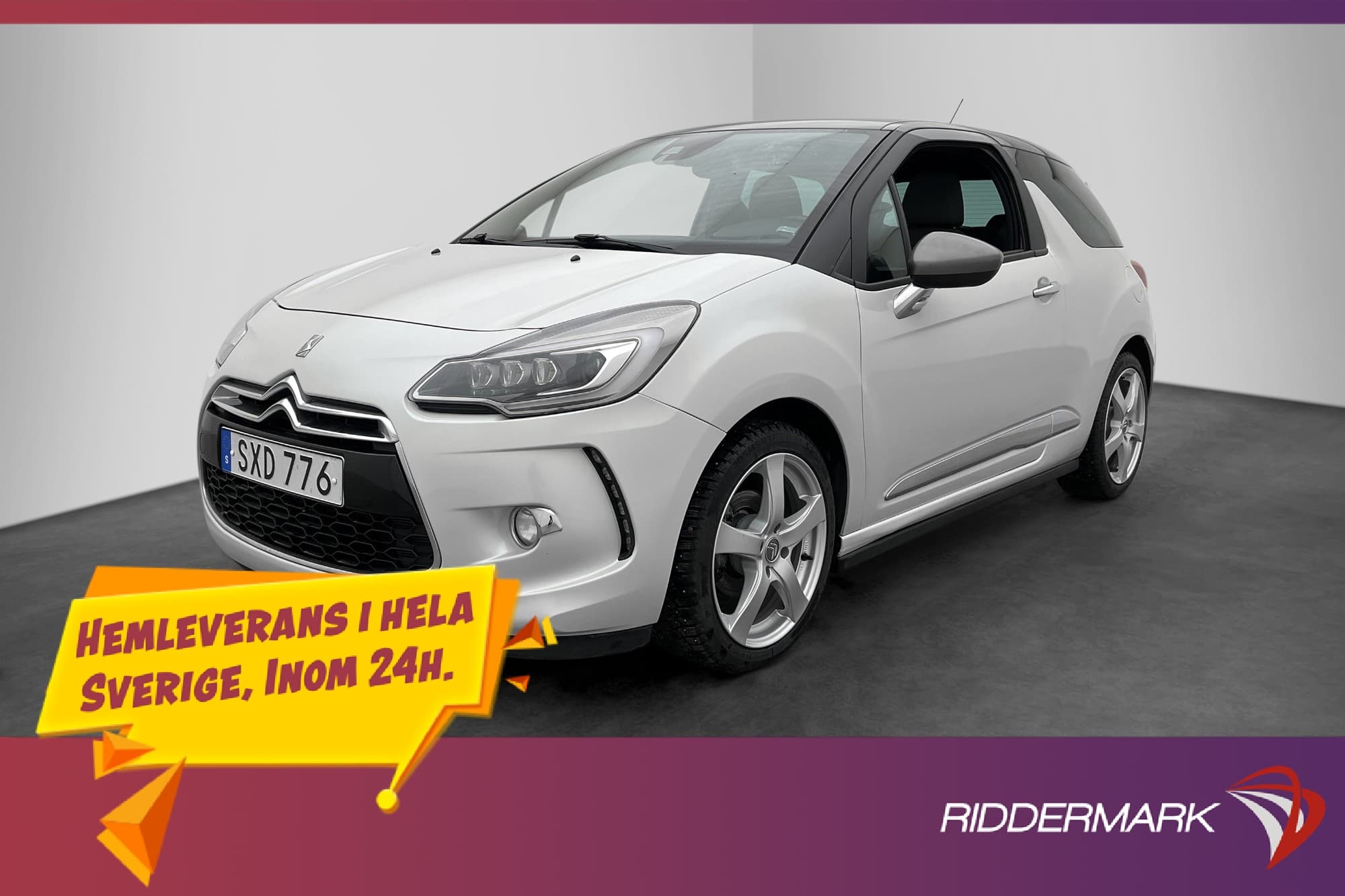 Citroën DS3 1.6 e-HDi Airdream 92hk P-Sensorer Farthållare