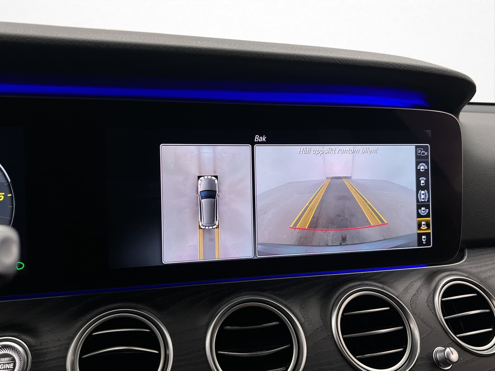 Mercedes-Benz E220d AMG Wide Värmare Adapt-fart 360° Drag