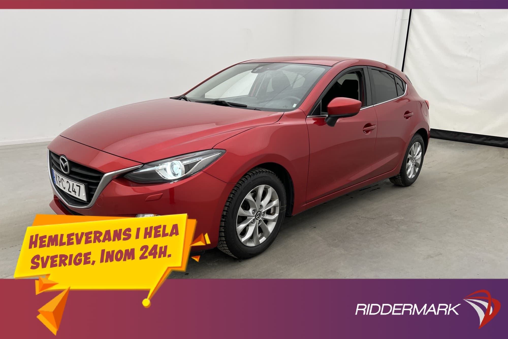 Mazda 3 Sport 2.0 SKYACTIV-G 120hk Drag Sensorer Farthållare