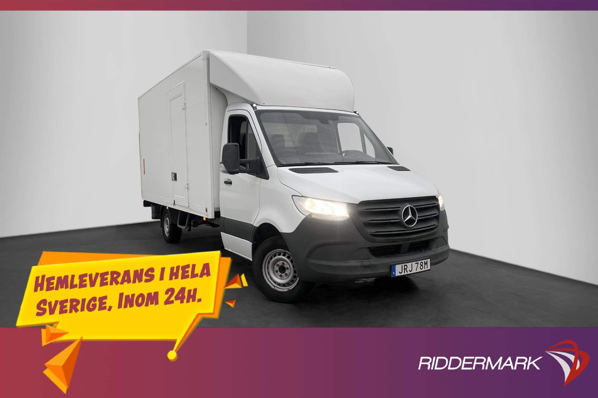 Mercedes-Benz Sprinter 316 BAKGAVELLYFT Sidodörr Värm Moms