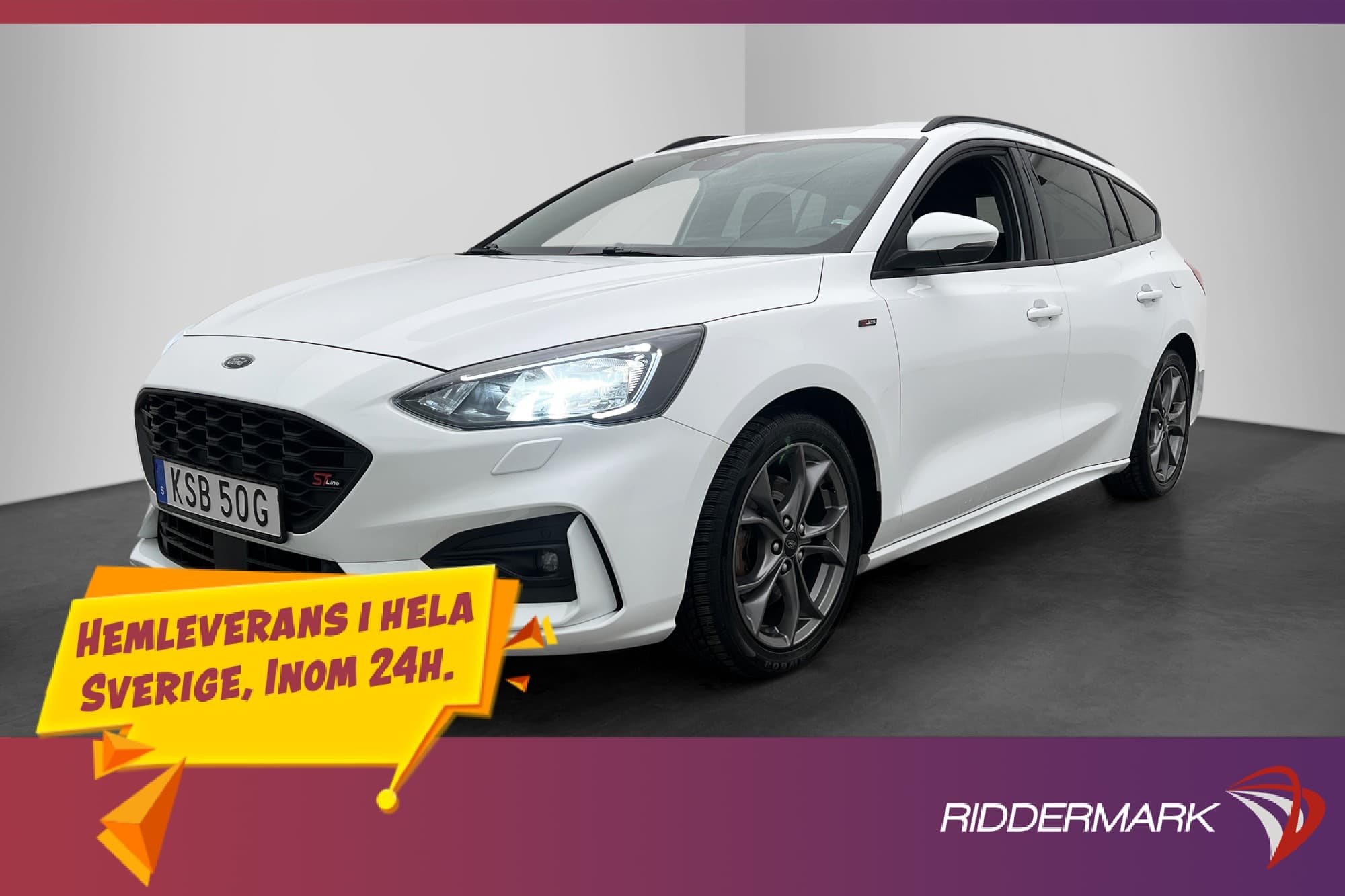 Ford Focus Kombi 1.0 EcoBoost 125hk ST-Line Kamera CarPlay
