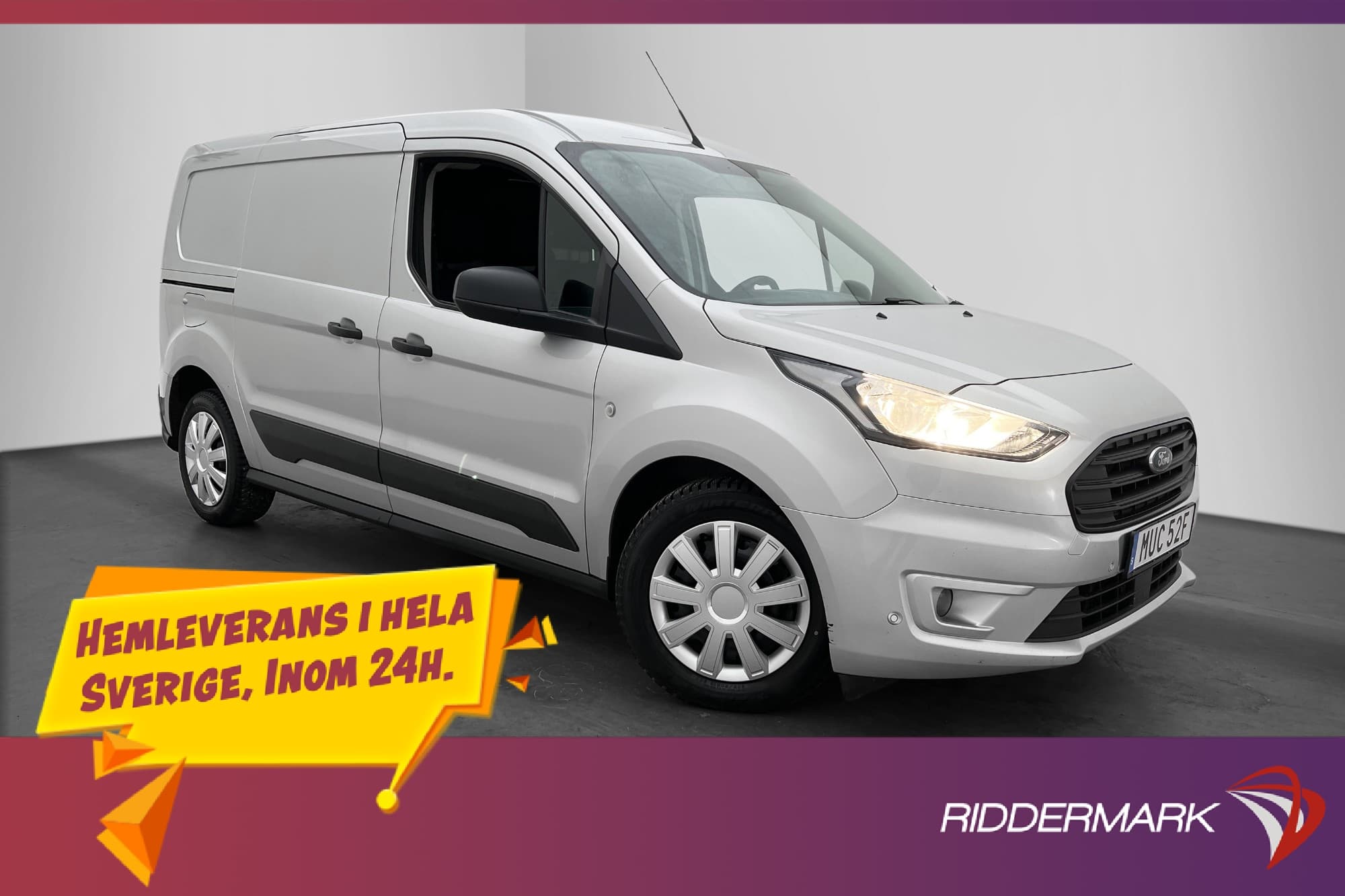 Ford Transit Connect LWB 1.5 Värmare PDC 3-Sits Drag Moms