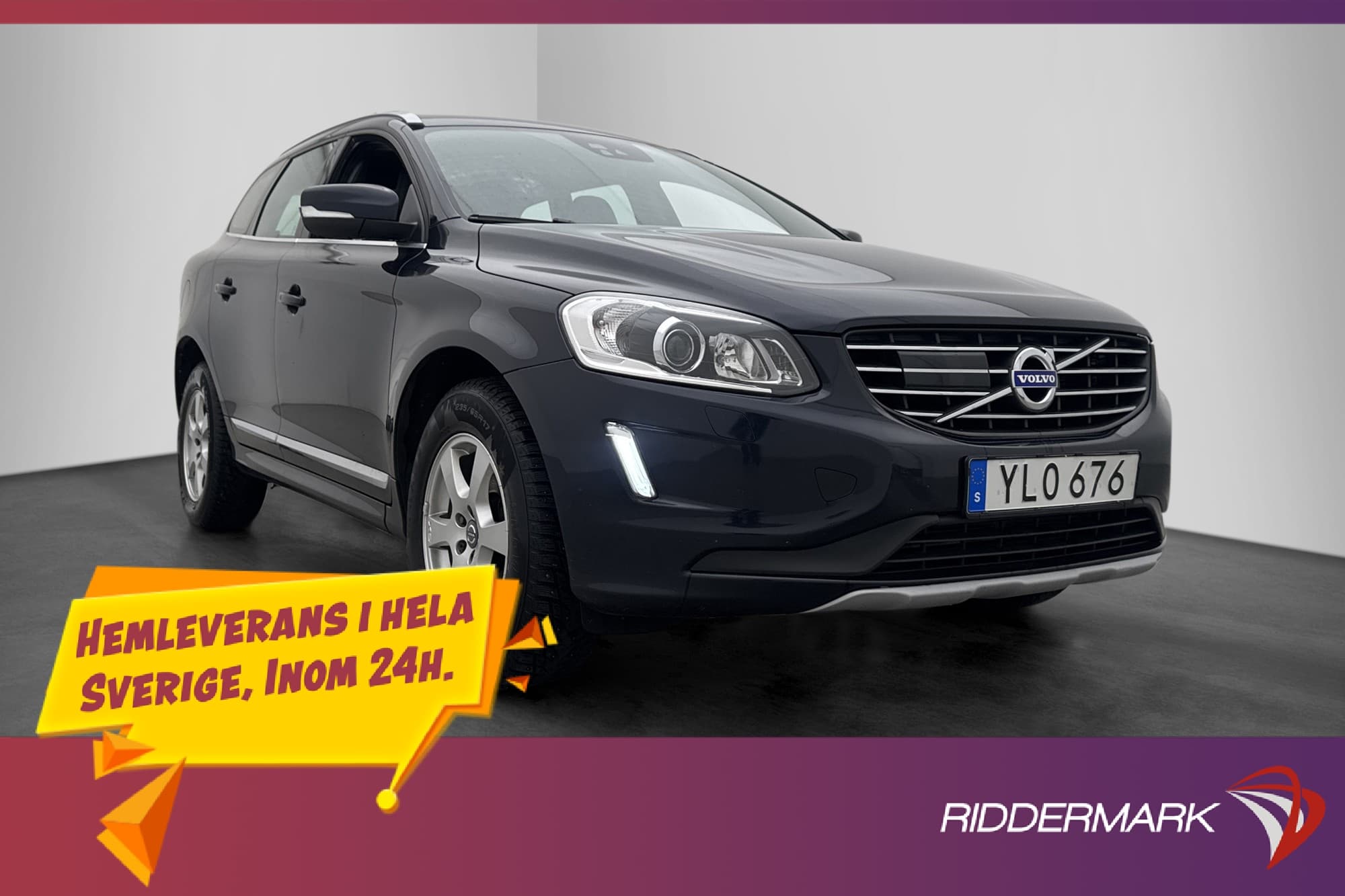 Volvo XC60 D4 AWD Classic Summum D-Värmare Skinn Drag VOC