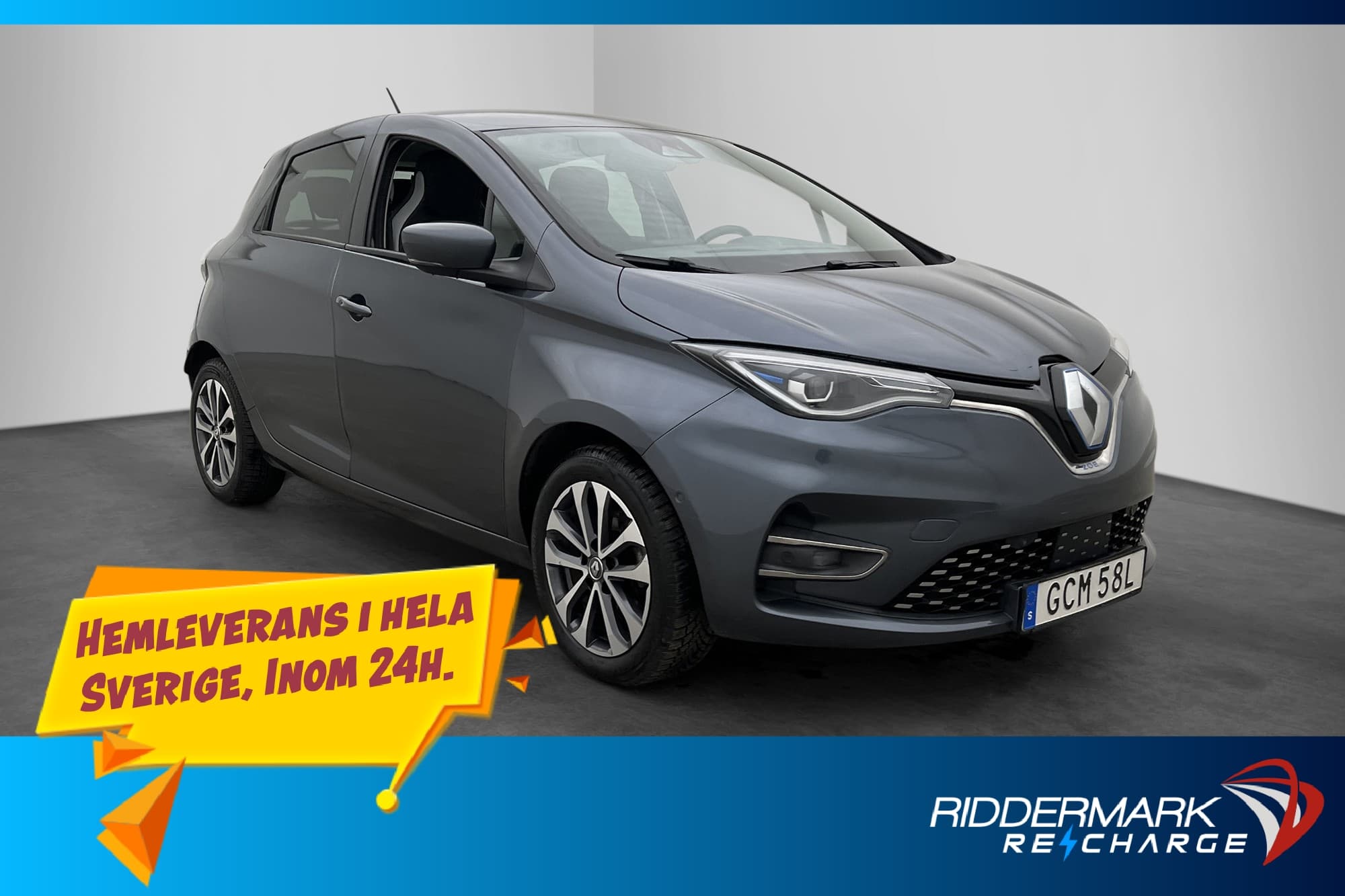 Renault ZOE R135 52 kWh Friköpt batteri Kamera BLIS Navi