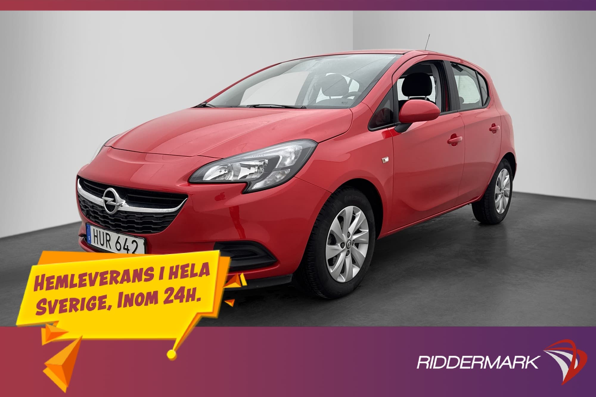 Opel Corsa 1.4 90hk M-Värm Rattvärme Sensorer 1-Ägare 977Mil