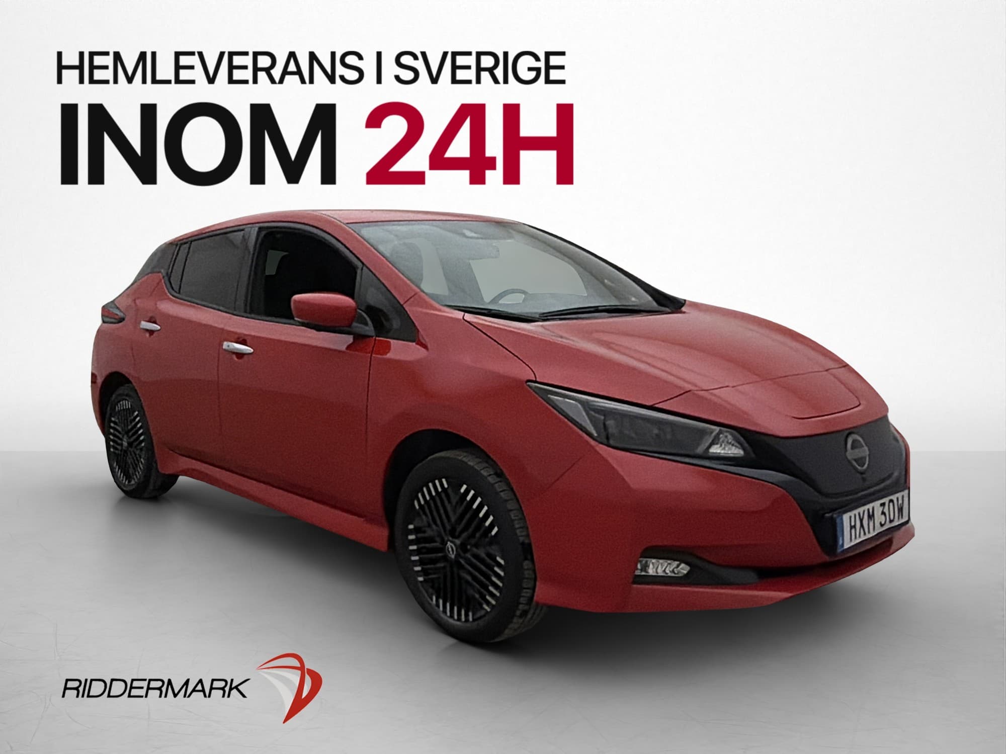 Nissan Leaf e+ 217hk 360° Navi Moms Rattvärme Carplay