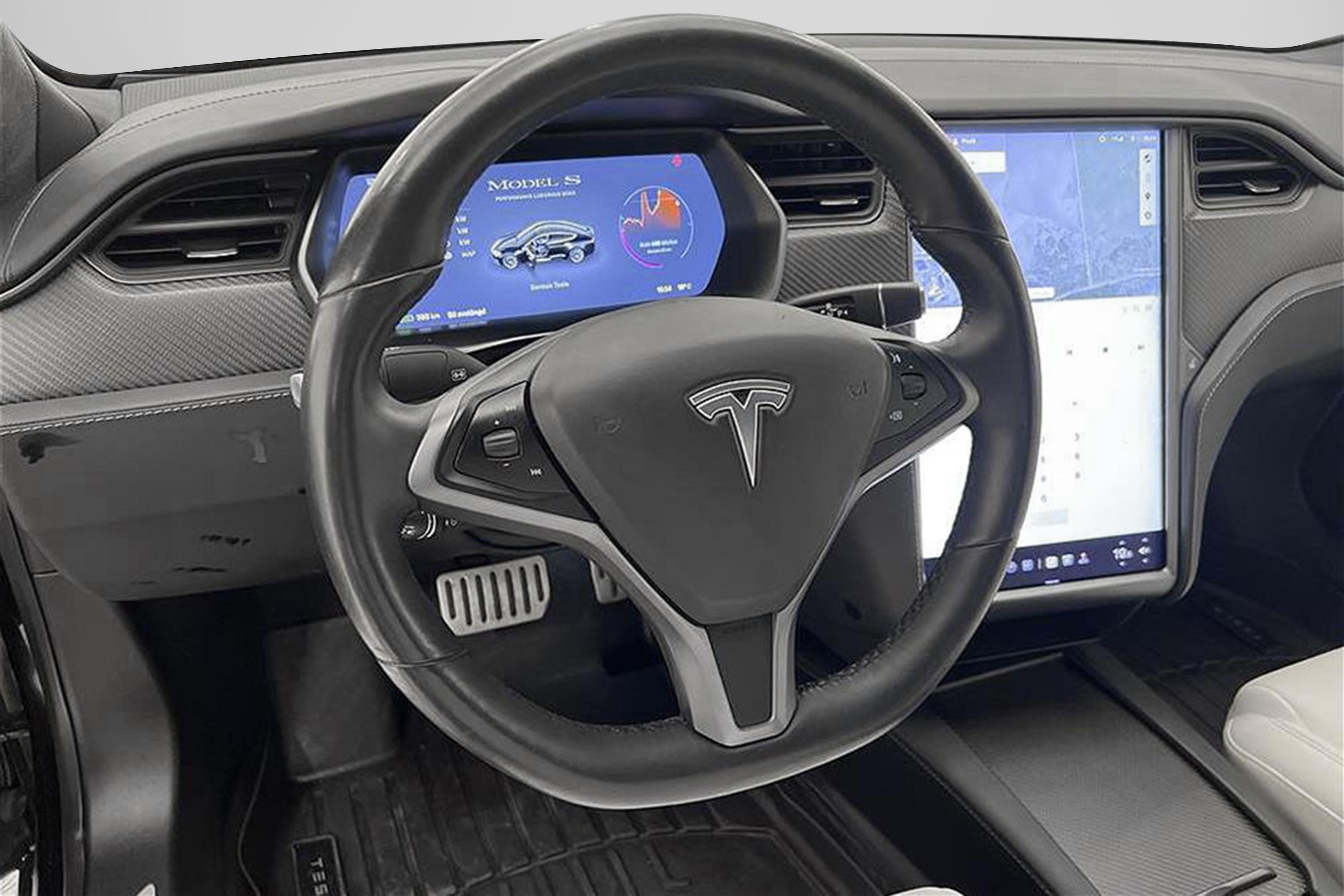 Tesla Model S Performance AWD 761hk Panoramatak Luftfjädringinteriör