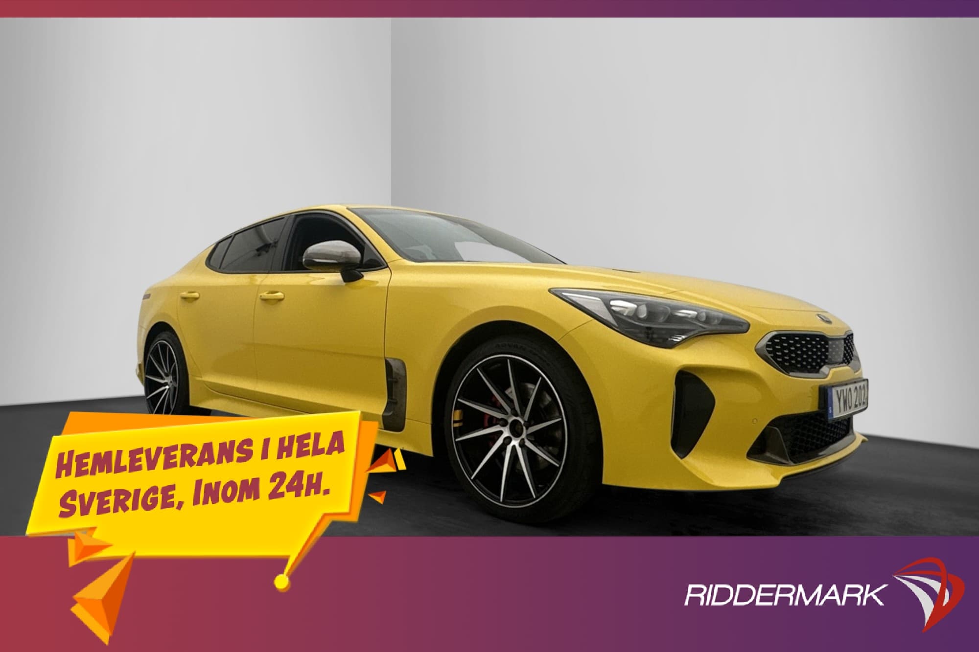 Kia Stinger 2.2 CRDi AWD GT-Line H/K Kamera HuD Skinn Navi