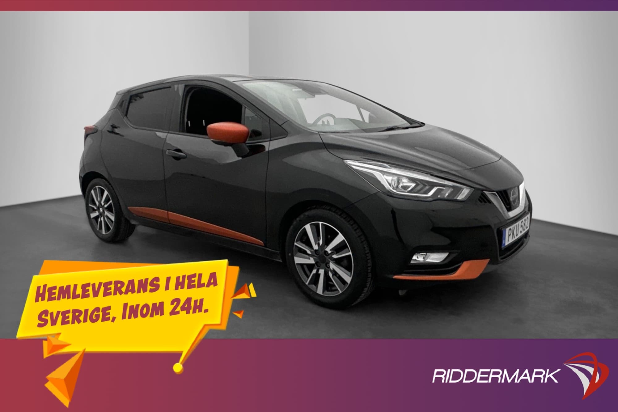 Nissan Micra 0.9 Turbo 90hk N-Connecta Kamera Navi Dragkrok