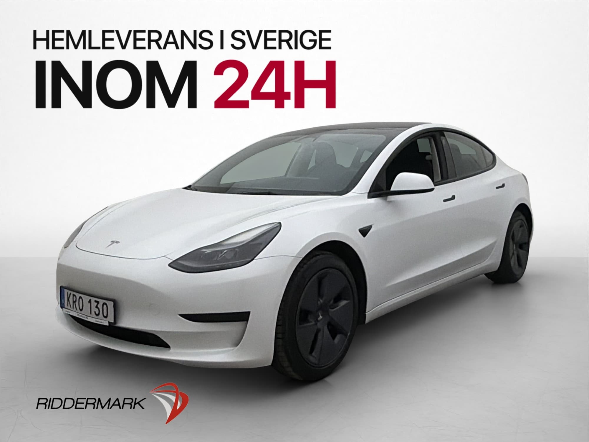 Tesla Model 3 Standard Range Värmepump AP En-Brukare MOMS