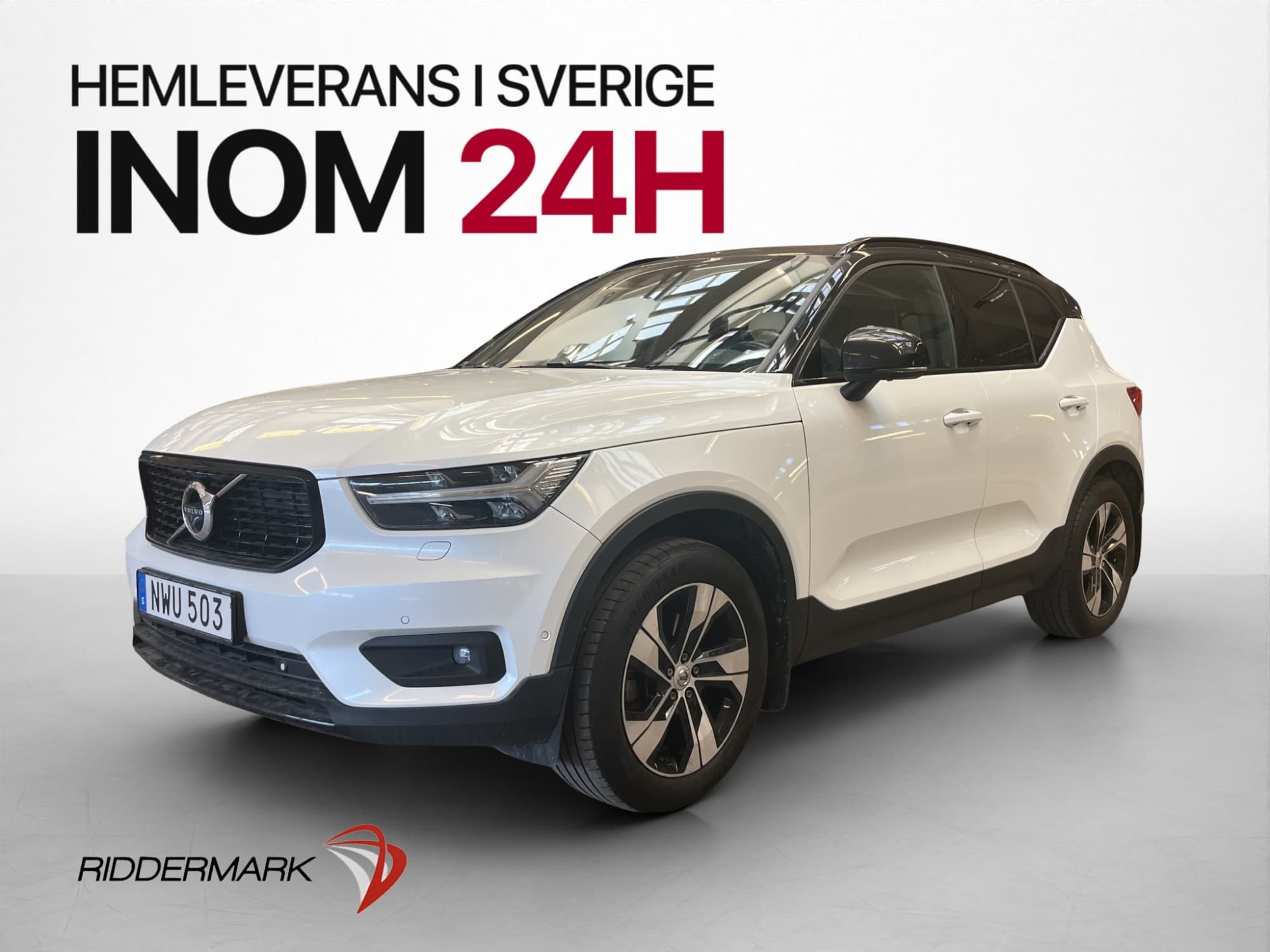 Volvo XC40 T5 AWD R-Design Pano H/K P-Värmare 360° Navi Drag