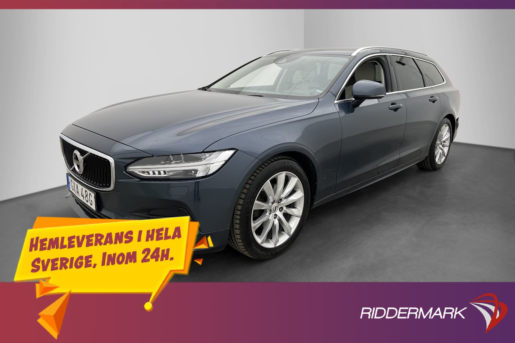 Volvo V90 D4 AWD 190hk Läder P-Värmare VoC BLIS Drag Kamera