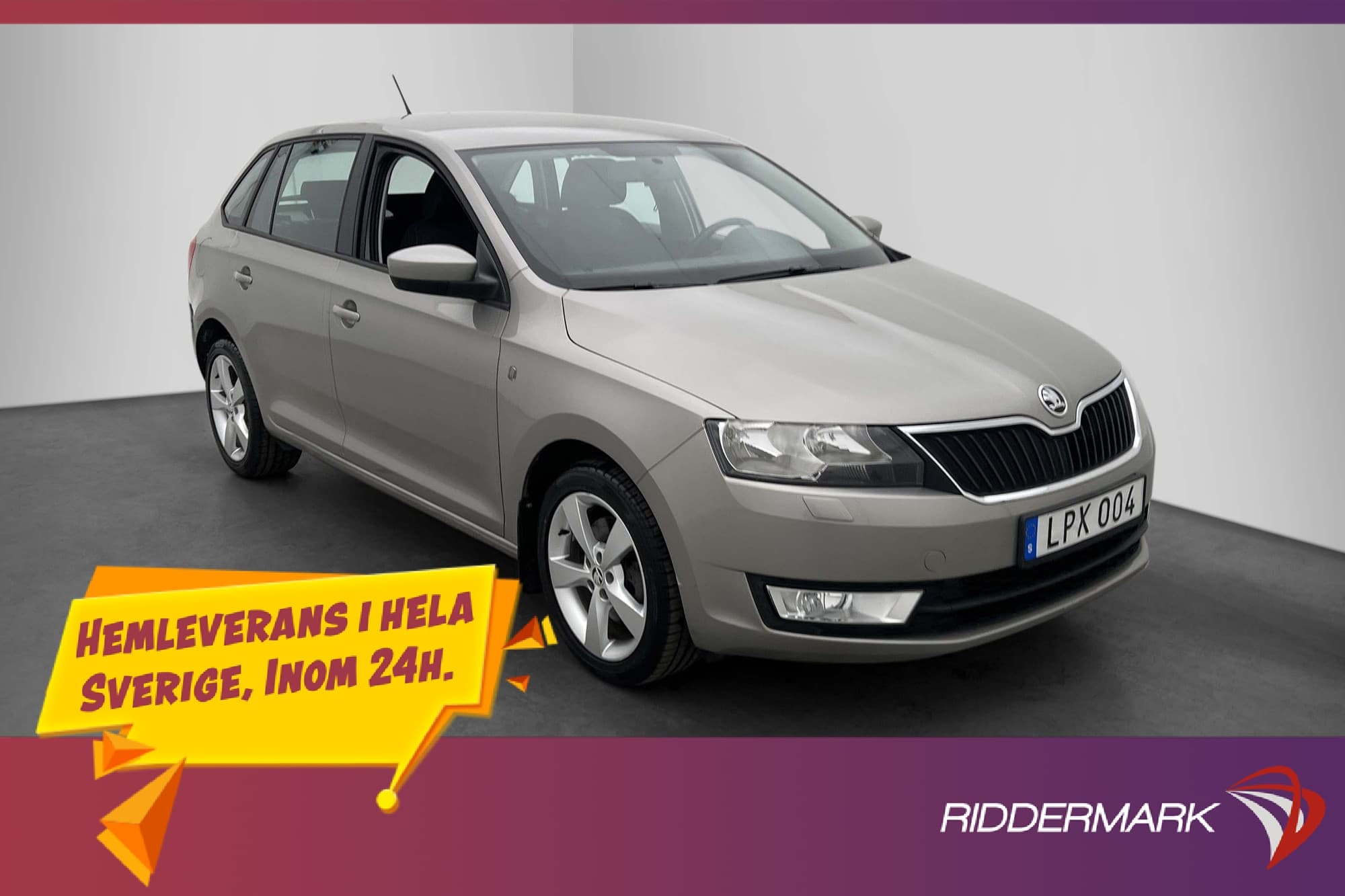 Skoda Rapid Spaceback 1.2 TSI 105hk P-Sensorer Dragkrok