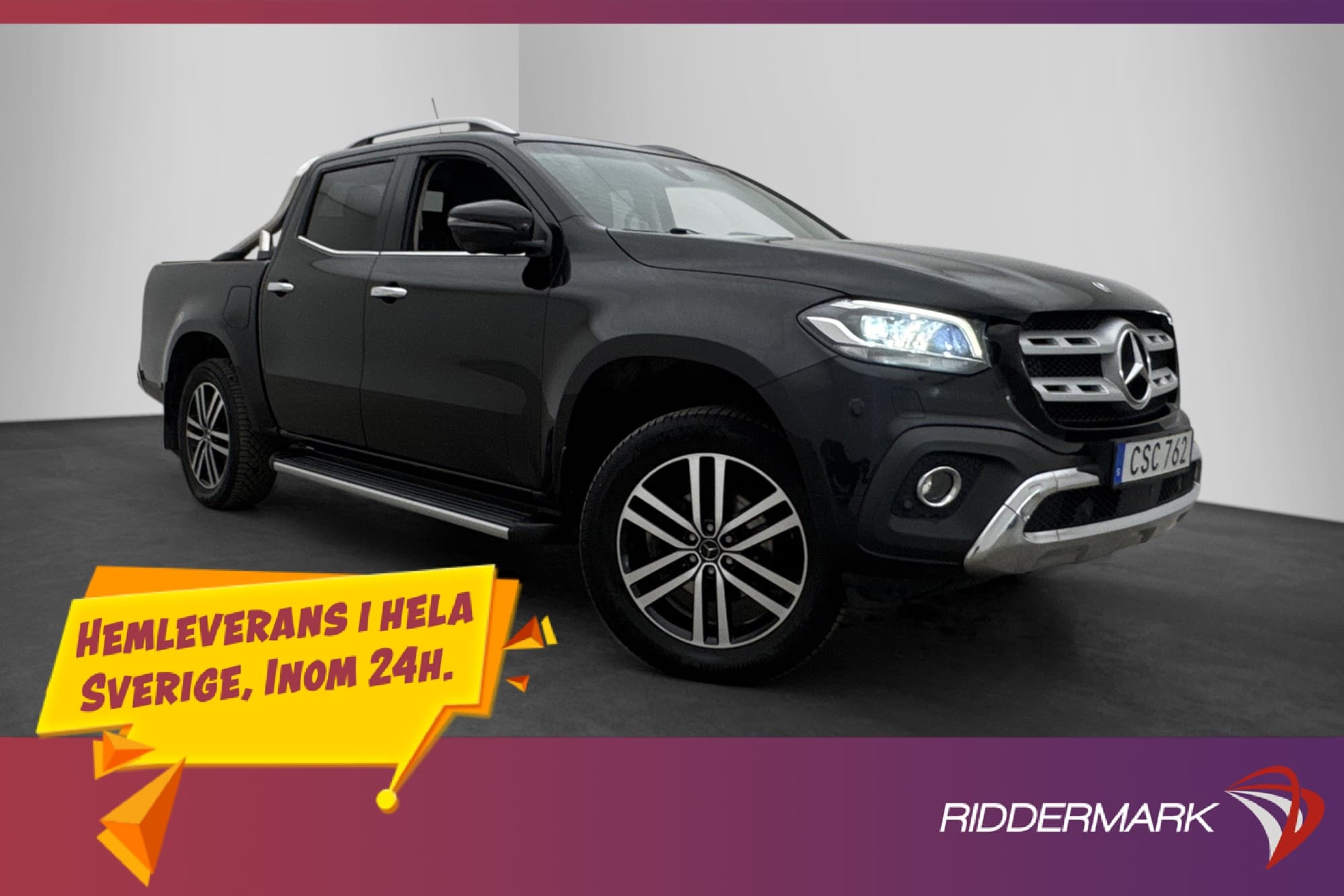 Mercedes-Benz X-Klass 250 M/K-Värm Drag Diff Lastsläde Moms