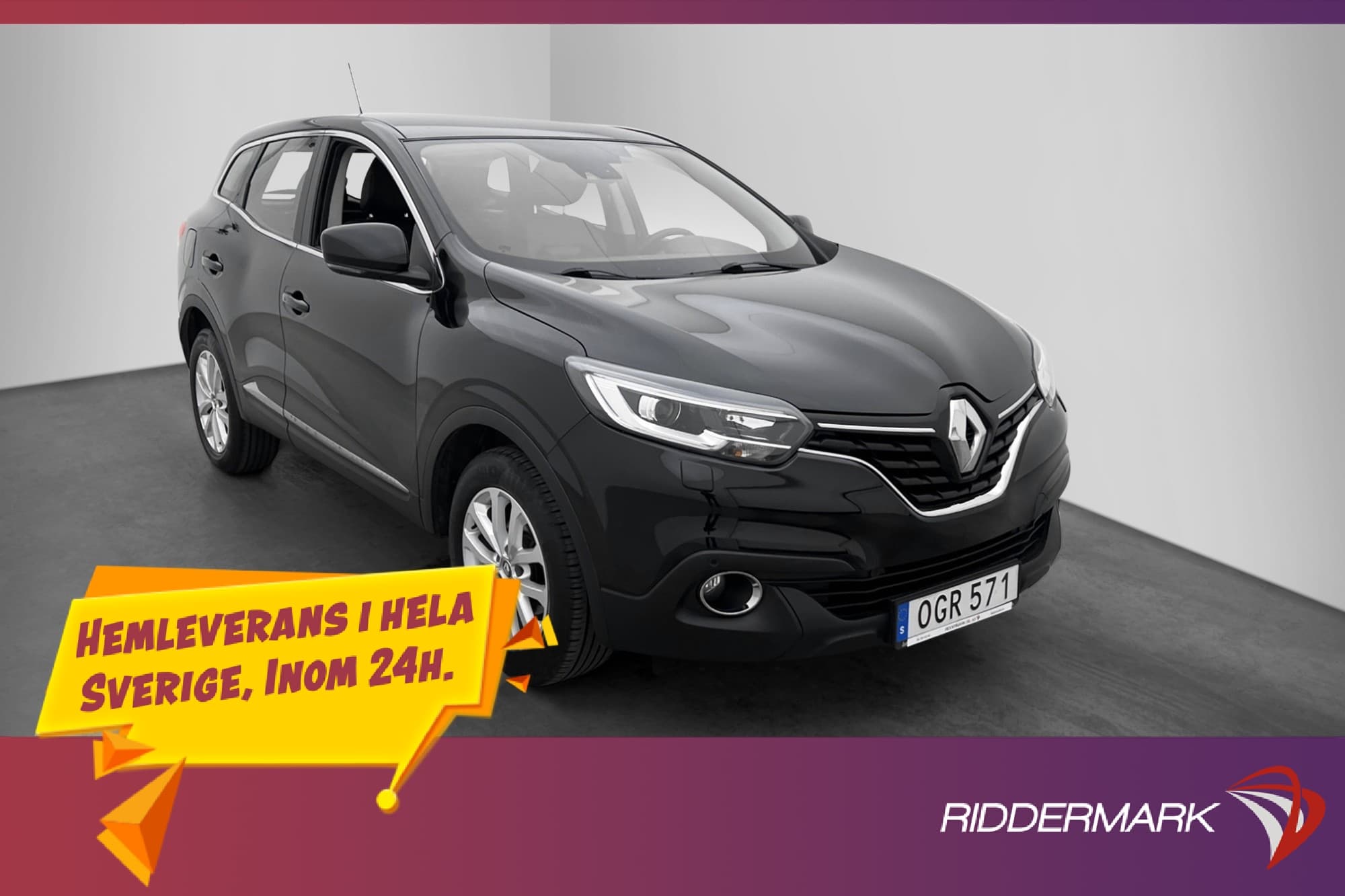 Renault Kadjar 1.5 dCi LIMITED P-Sensorer Keyless 0.38l/Mil