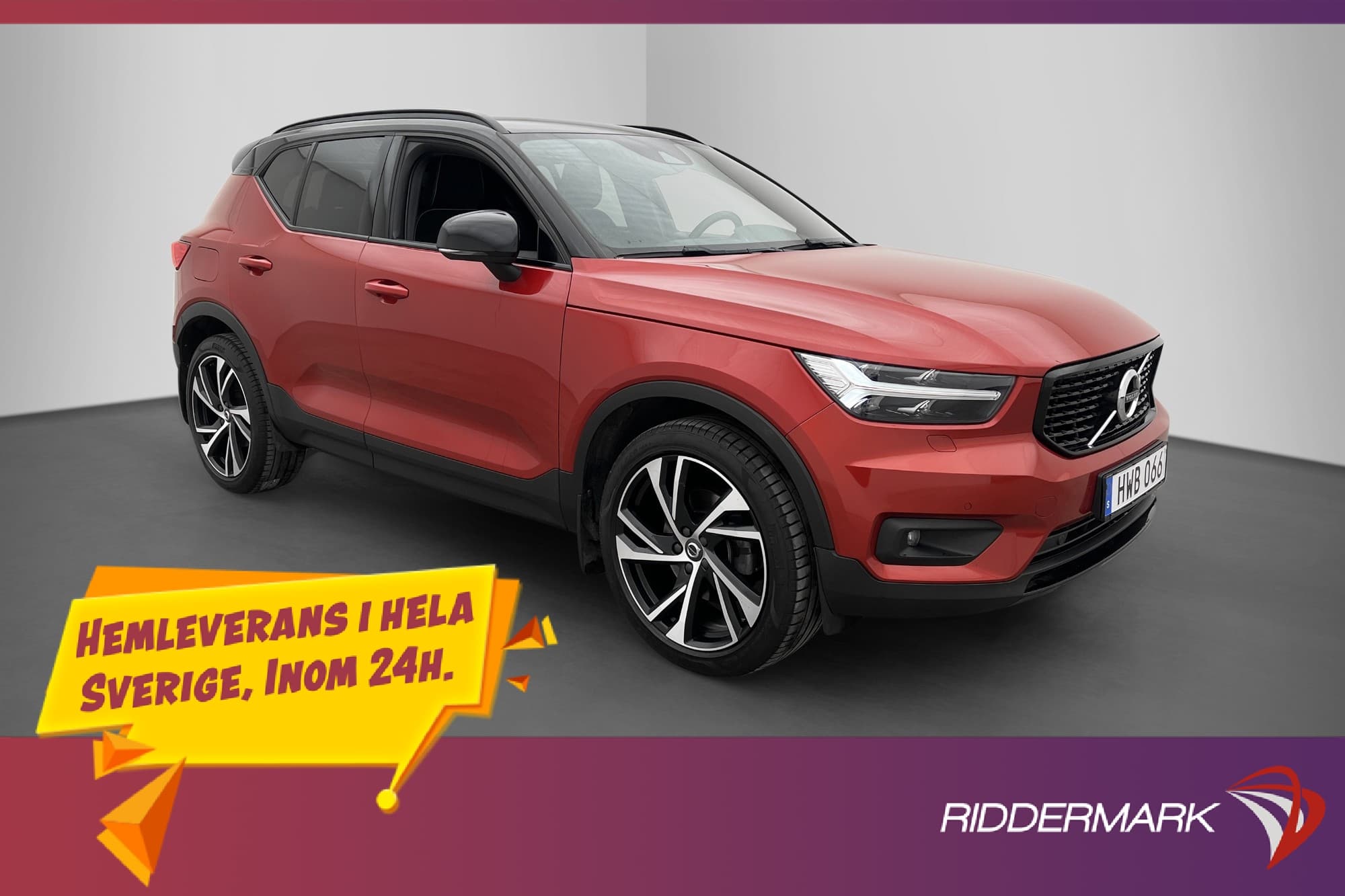 Volvo XC40 D4 AWD R-Design Kamera Värm Navi Keyless Drag