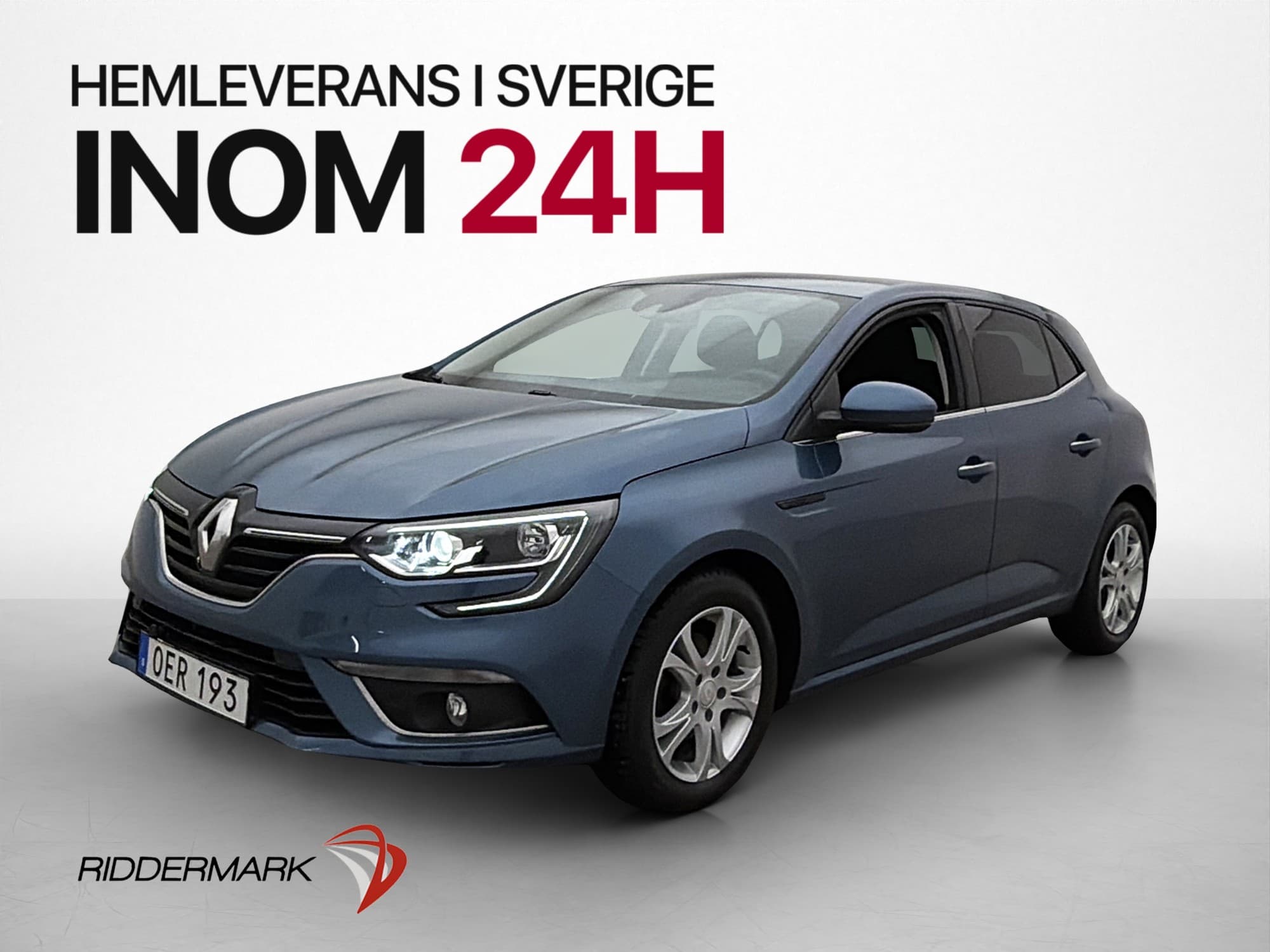 Renault Mégane TCe 132hk Zen Sensorer Keyless Navi Värmare