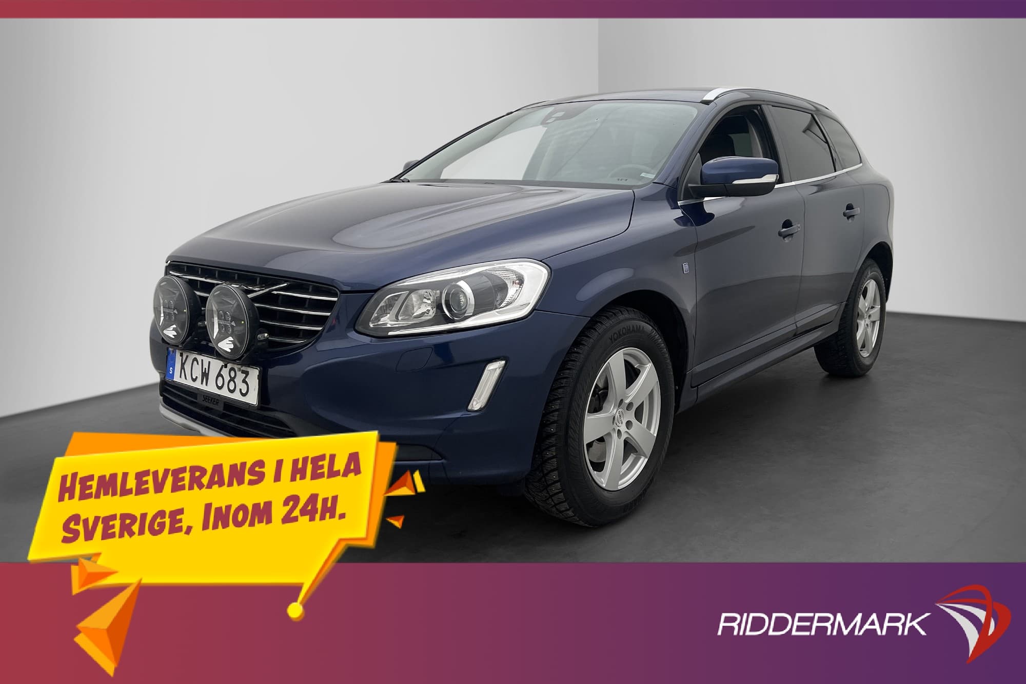 Volvo XC60 D4 AWD Ocean Race VOC Värmare P-Sensorer Skinn