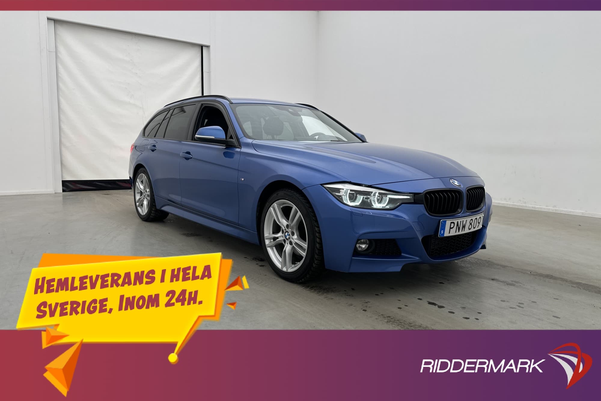 BMW 320 d xDrive M Sport Läder Navi P-sensorer LED Drag
