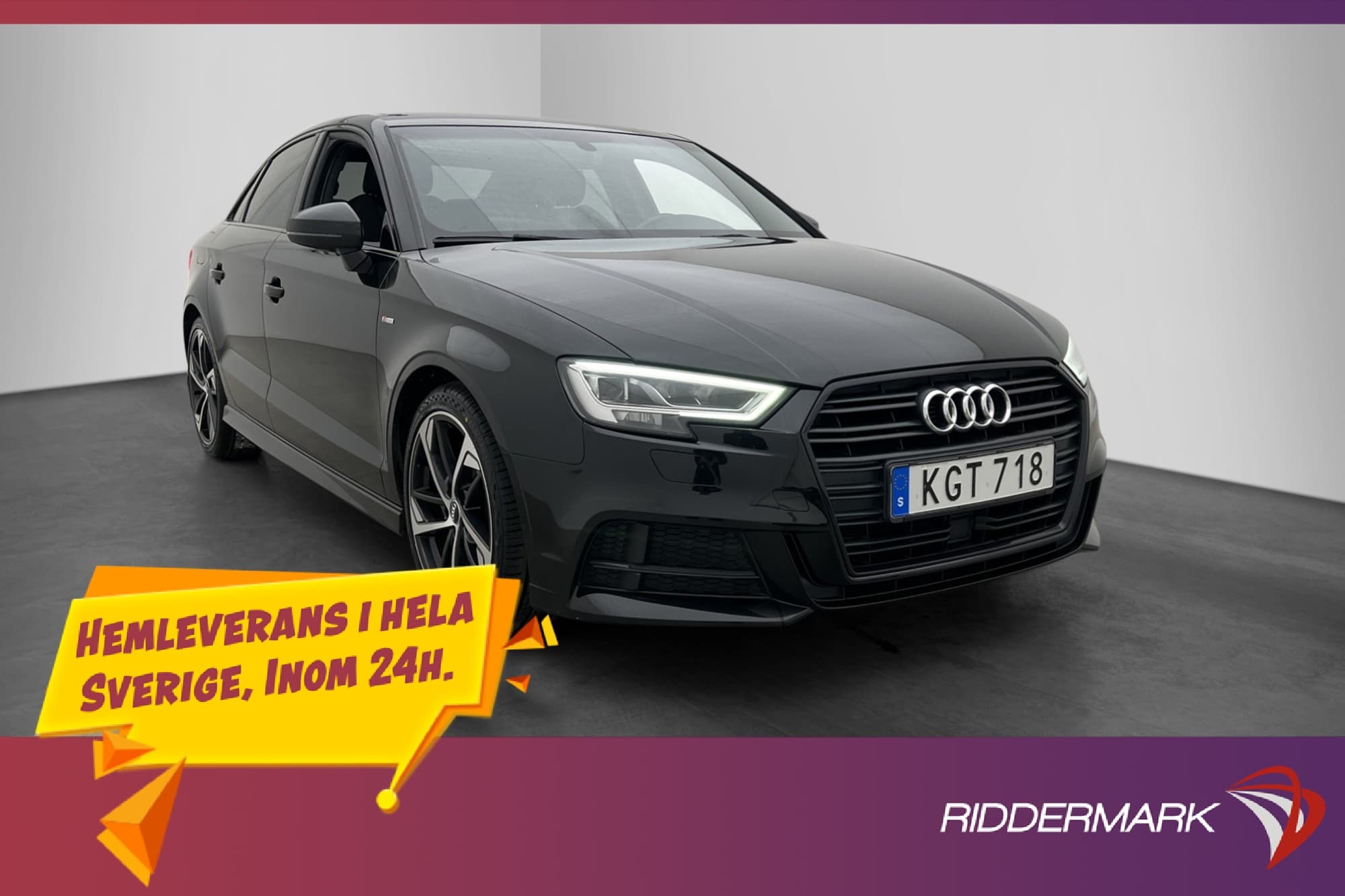 Audi A3 Sedan 35 TFSI S-Line B&O Halvskinn Sensorer