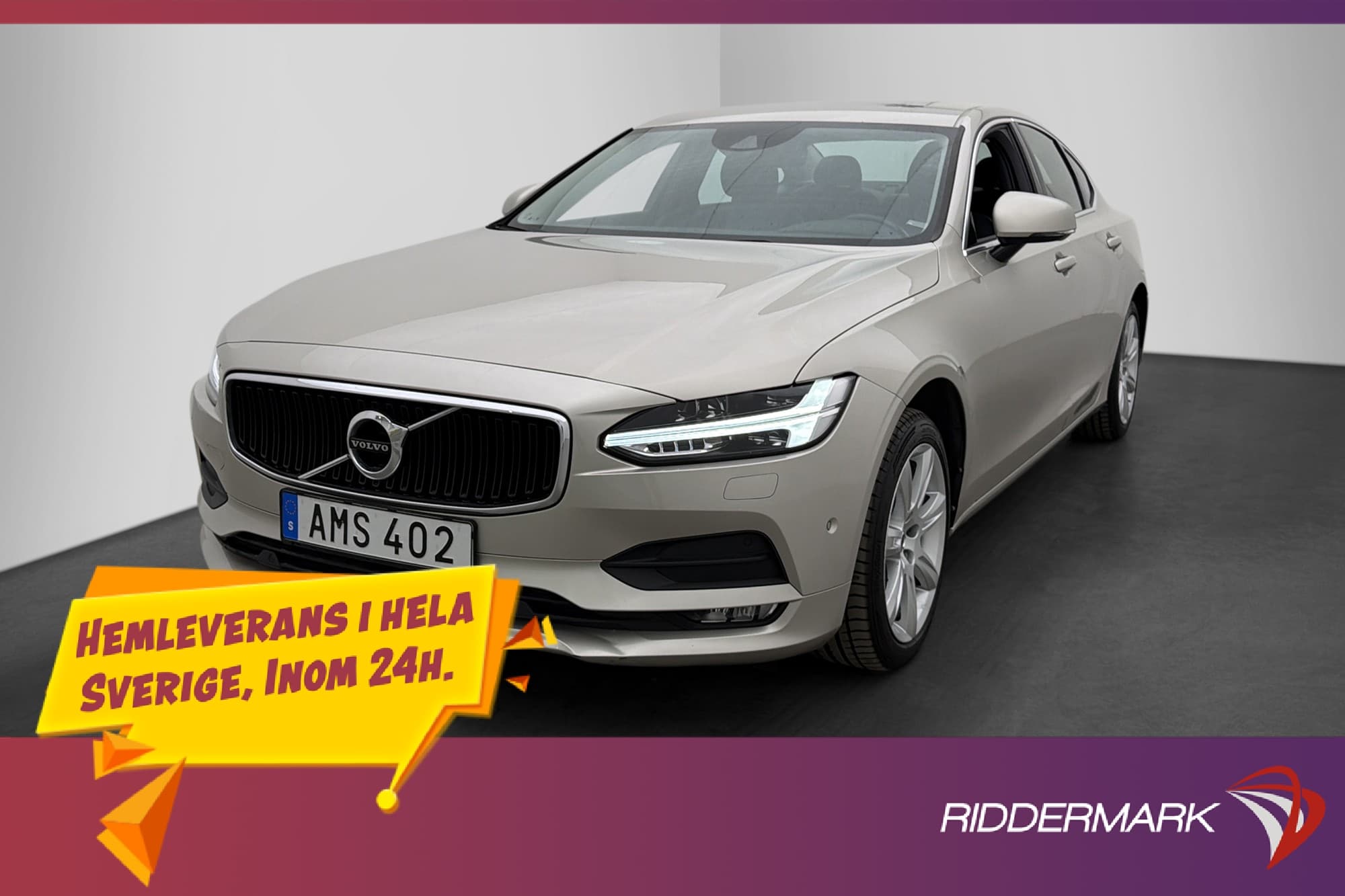 Volvo S90 D4 AWD Momentum Plus VOC Dragkrok BLIS Navi 4-Zons