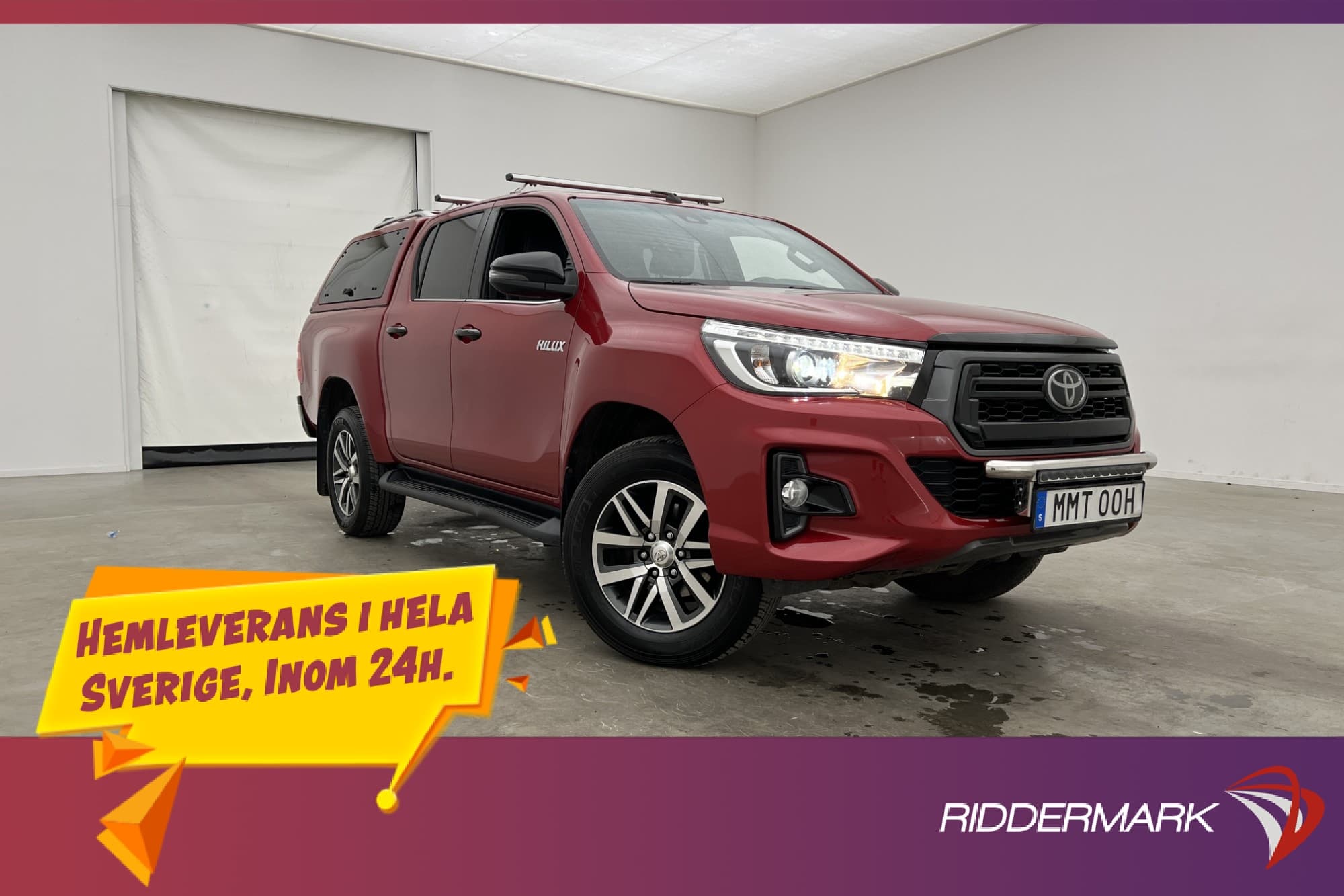 Toyota Hilux Premium 2.4 AWD Drag Skinn Diff Kåpa Släde Moms