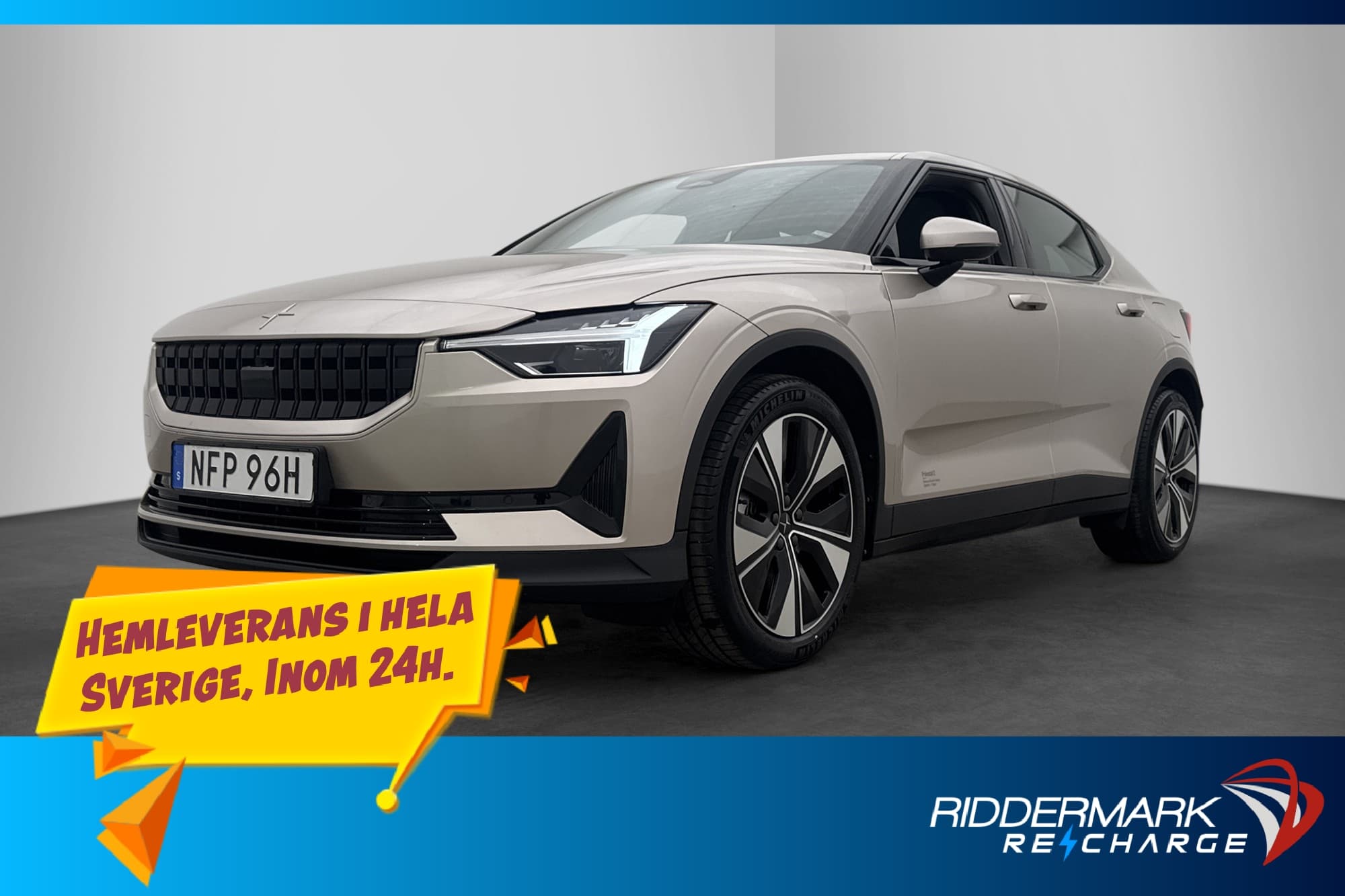 Polestar 2 Standard Range Single Motor Plus Värmare Pano H/K
