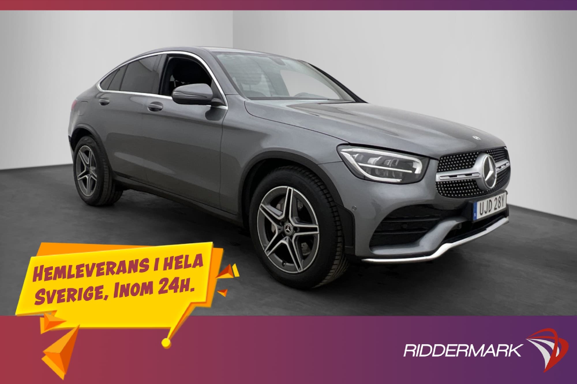 Mercedes-Benz GLC 220 4M 194hk AMG Värmare Kamera Navi Drag