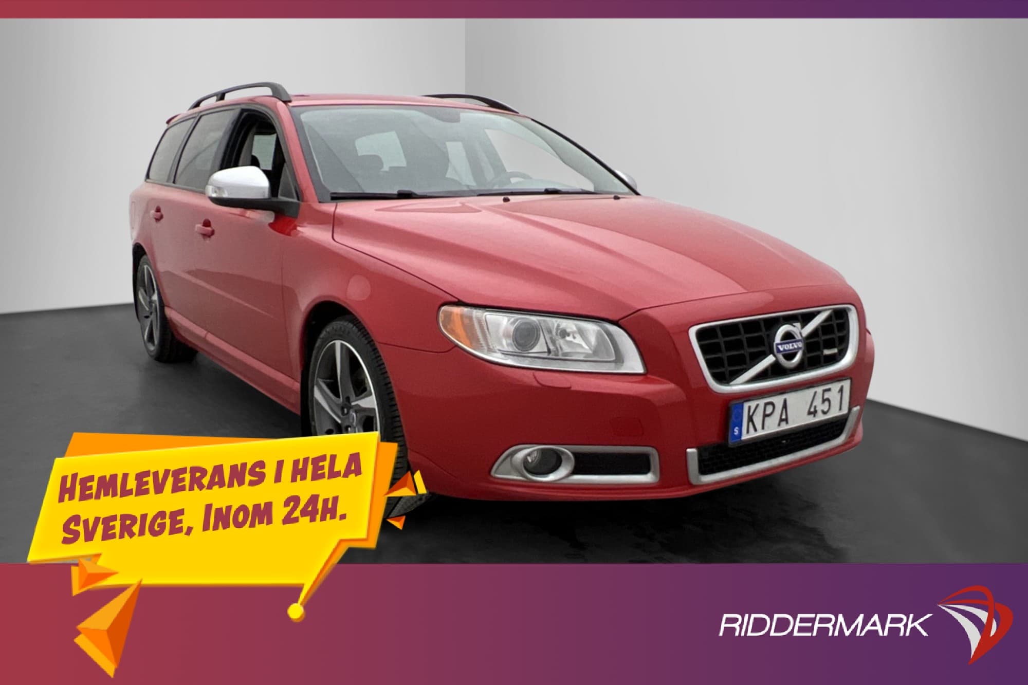 Volvo V70 D5 AWD R-Design D-Värmare P-Sensorer Skinn Drag