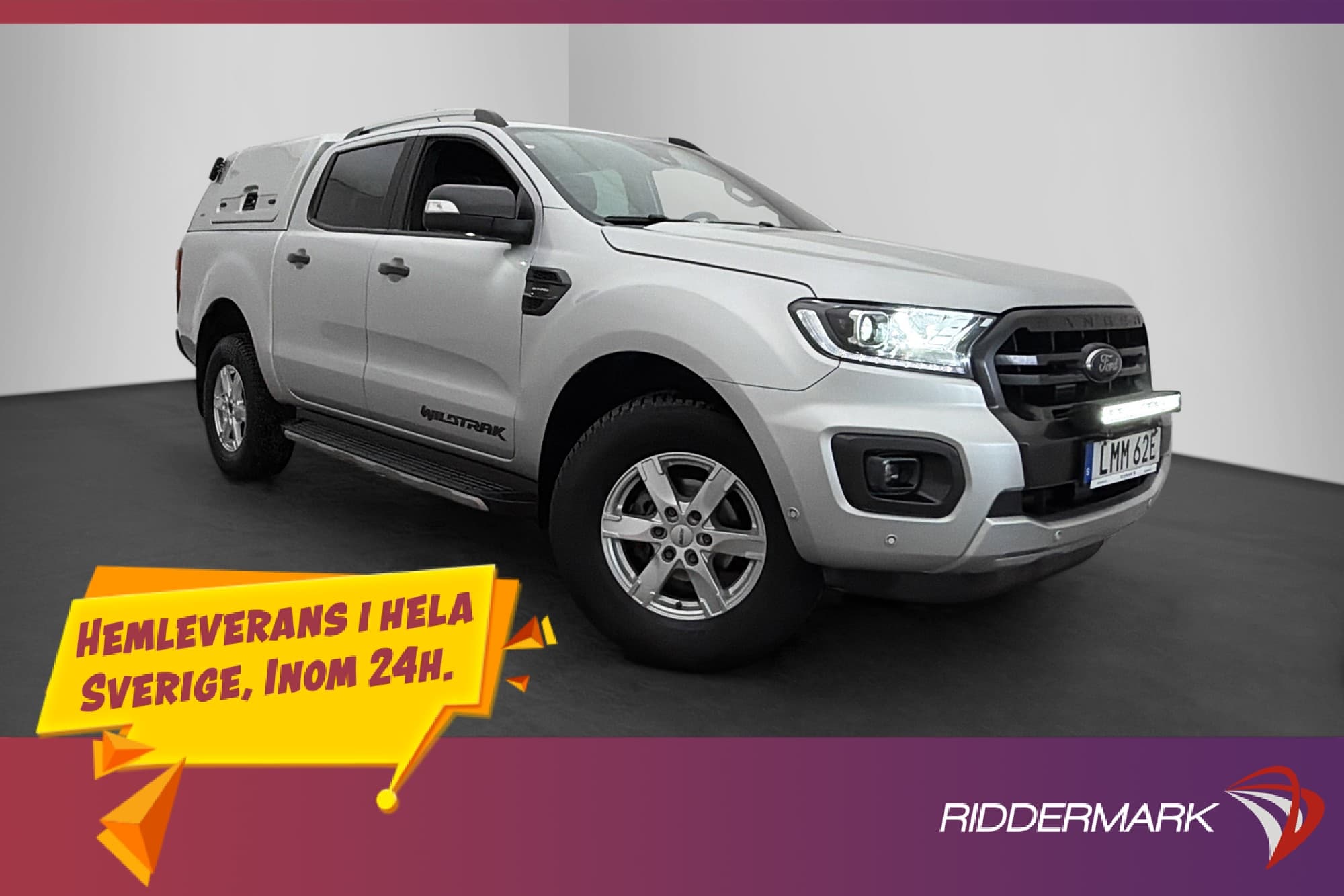 Ford ranger Wildtrak 213hk 4x4 Värm Drag Diff CARPLAY Moms