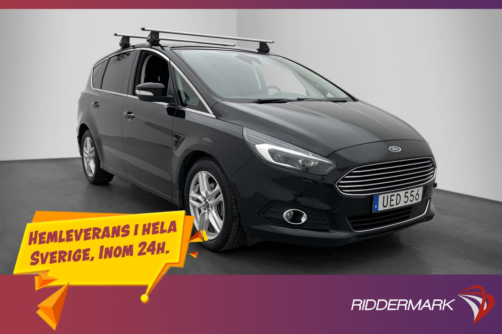 Ford S-Max 2.0 180hk AWD Business 7 Sits Motorvärmare Drag