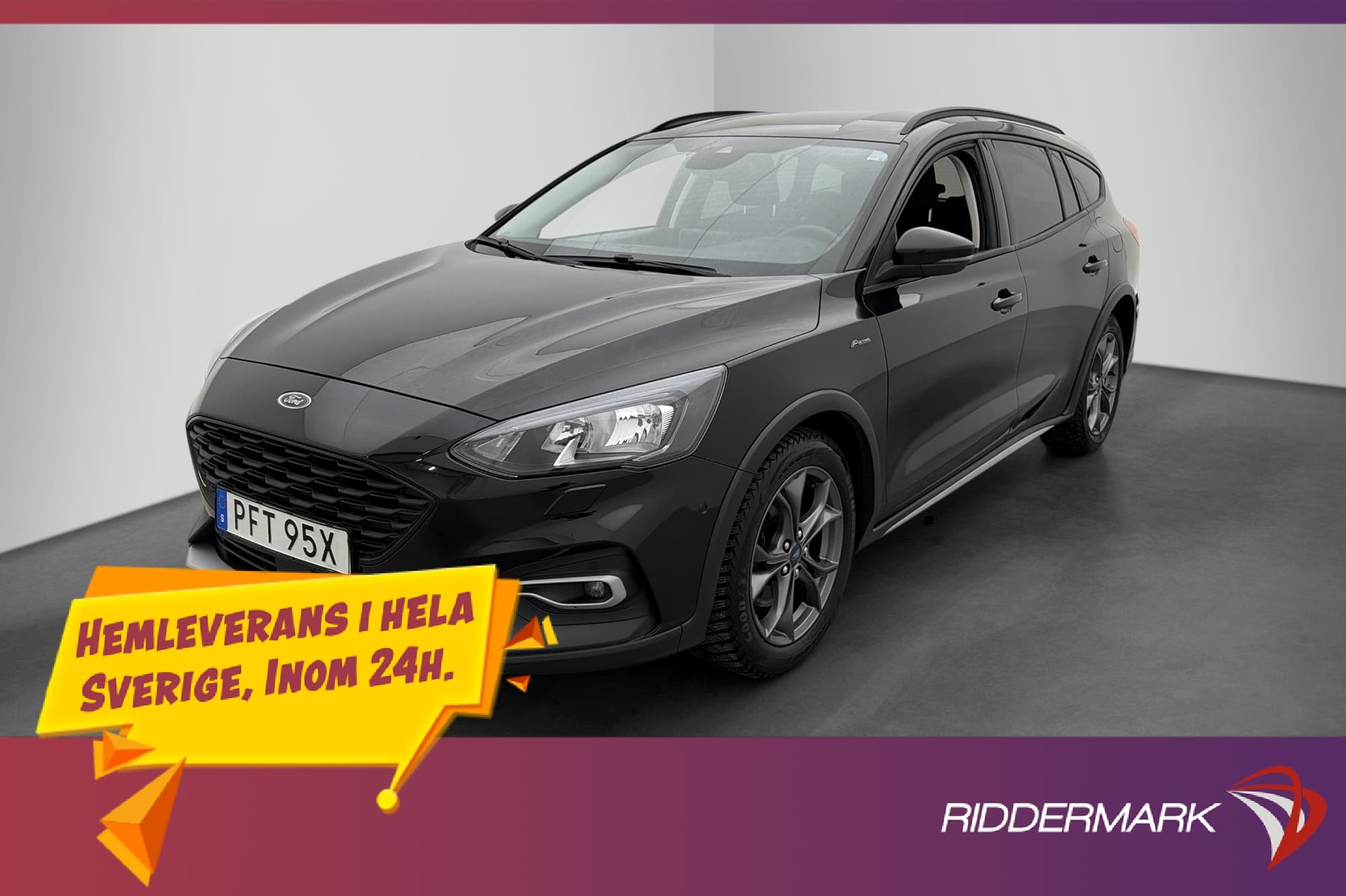 Ford Focus Active Kombi 1.0 125hk Kamera Rattvärme Adp-Fart