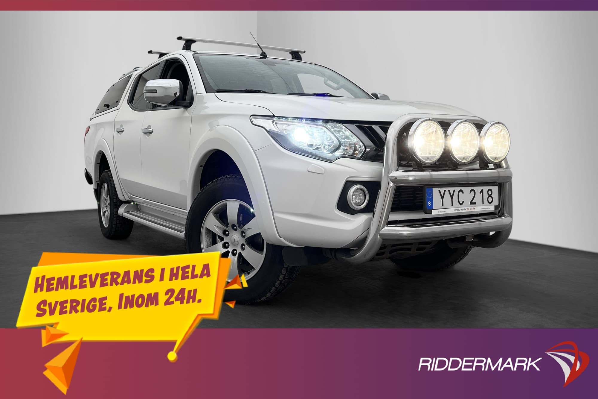 Mitsubishi L200 181hk 4WD Drag Kamera Diff Skinn Kåpa Moms