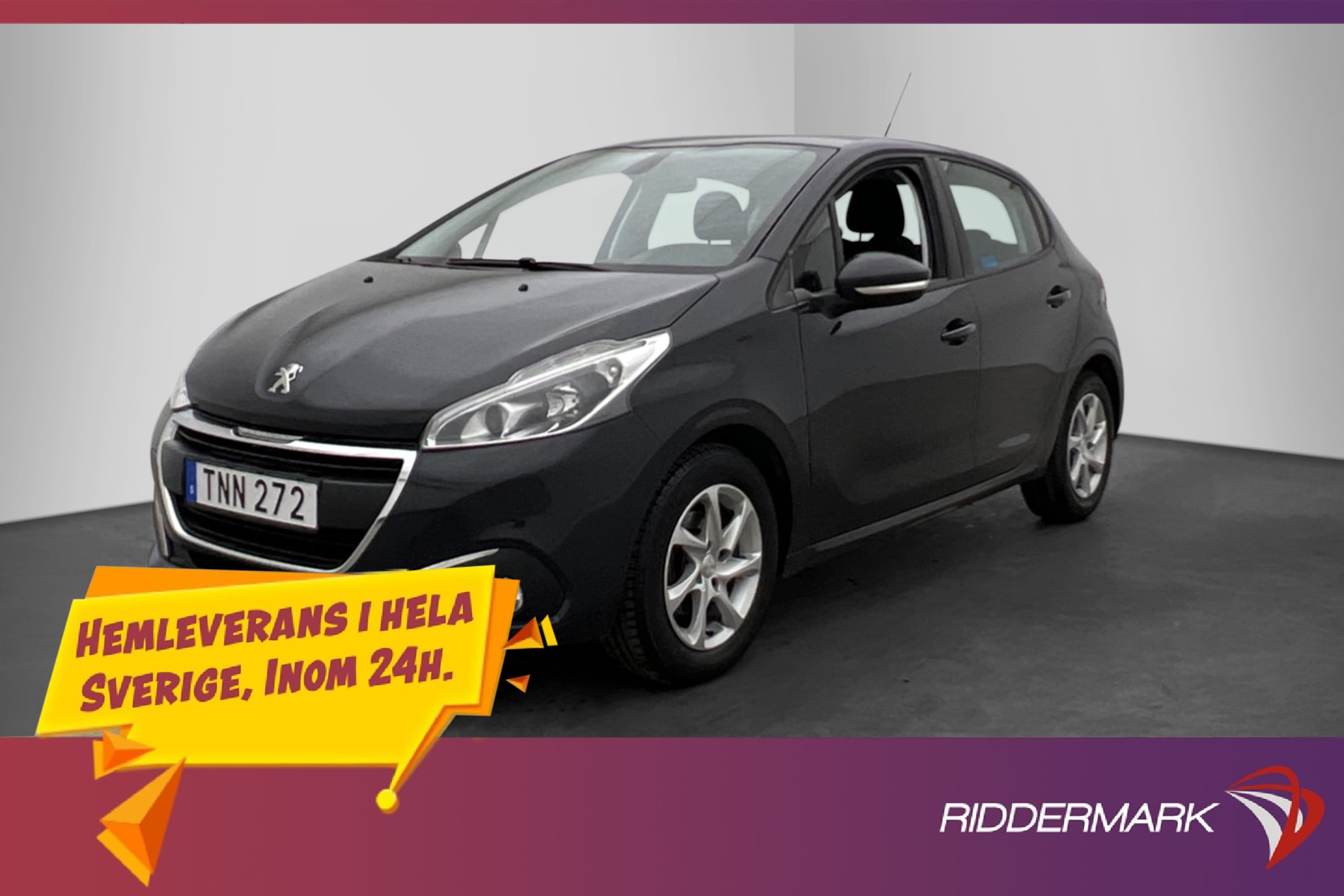 Peugeot 208 1.2 VTi Active Bluetooth Ny-Kamrem Låg-Årsskatt