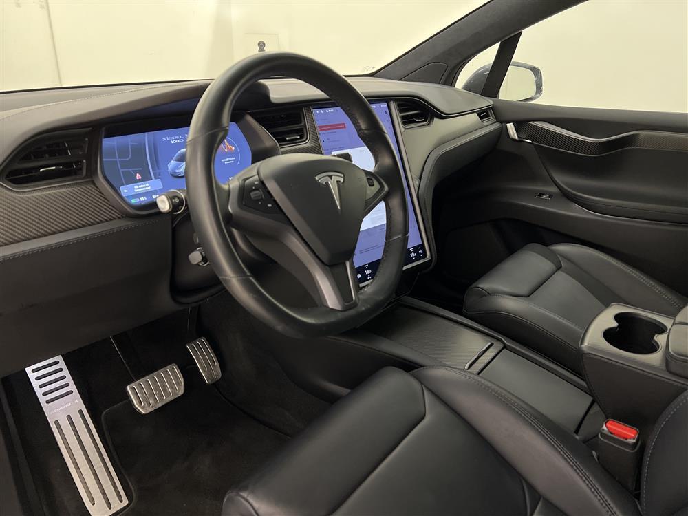 Tesla Model X 100D 423hk Dragkrok FSD Kolfiber Moms Leasbarinteriör