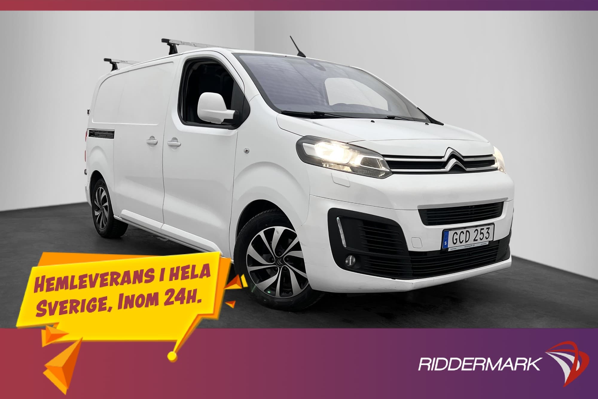 Citroën Jumpy L2 177hk Ny-Kamrem Dragkrok 3-Sits CARPLAY