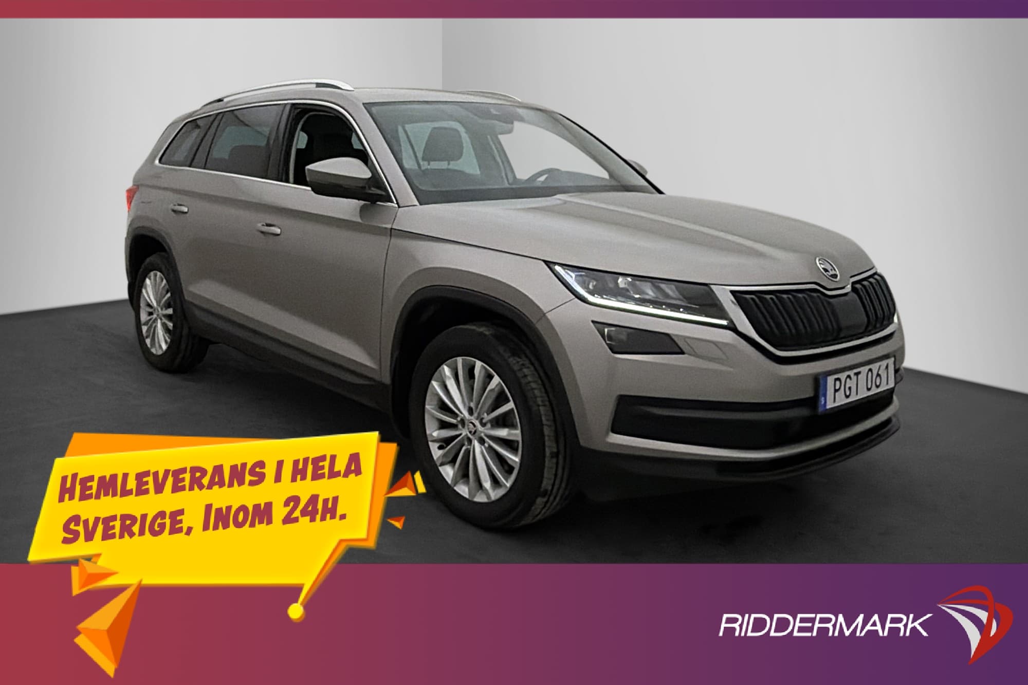 Škoda Kodiaq 190hk 4x4 Businessline Värma Canton Skinn Drag