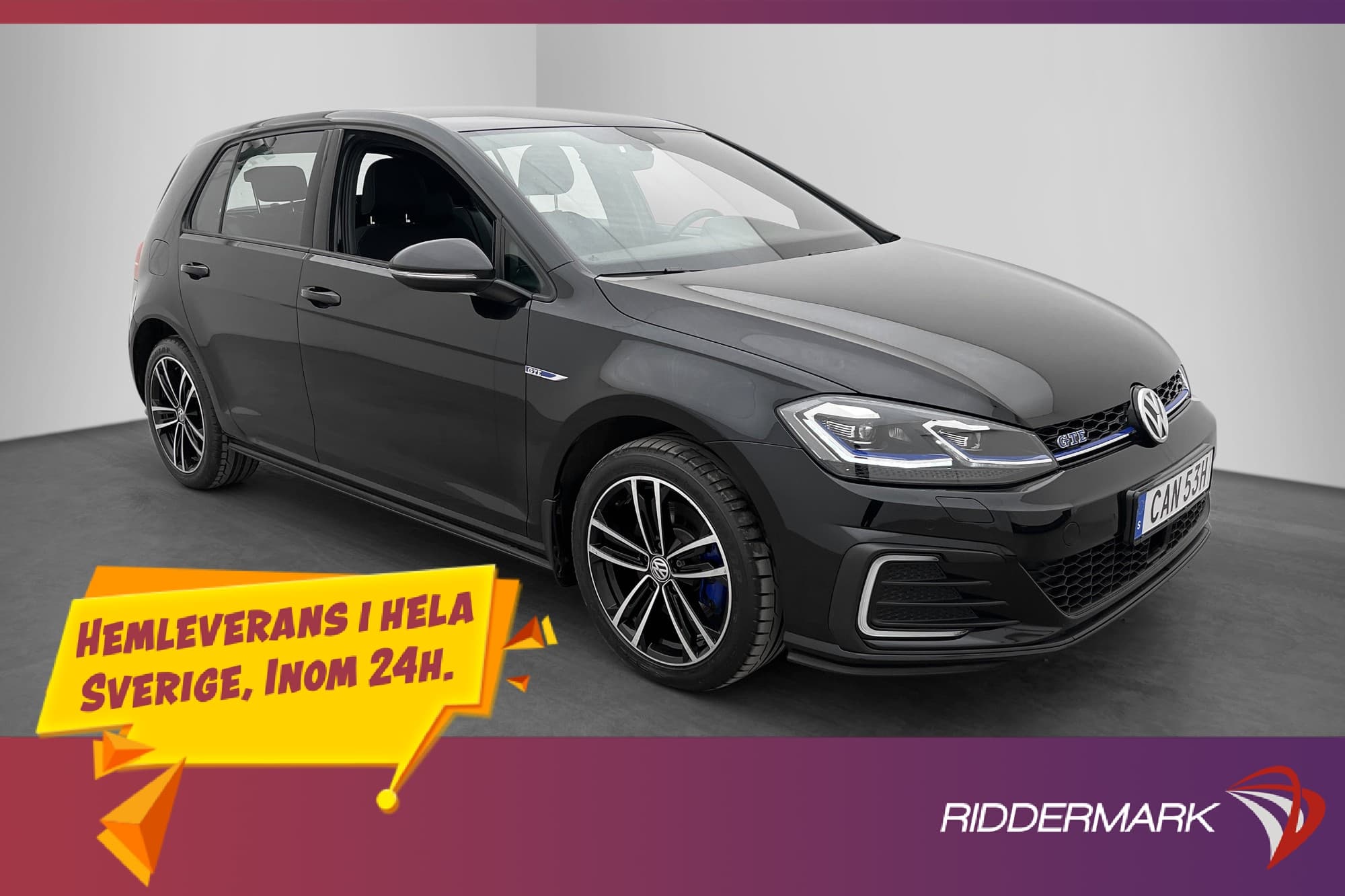 Volkswagen Golf GTE 204hk Cockpit Sensorer CarPlay Adp-Fart