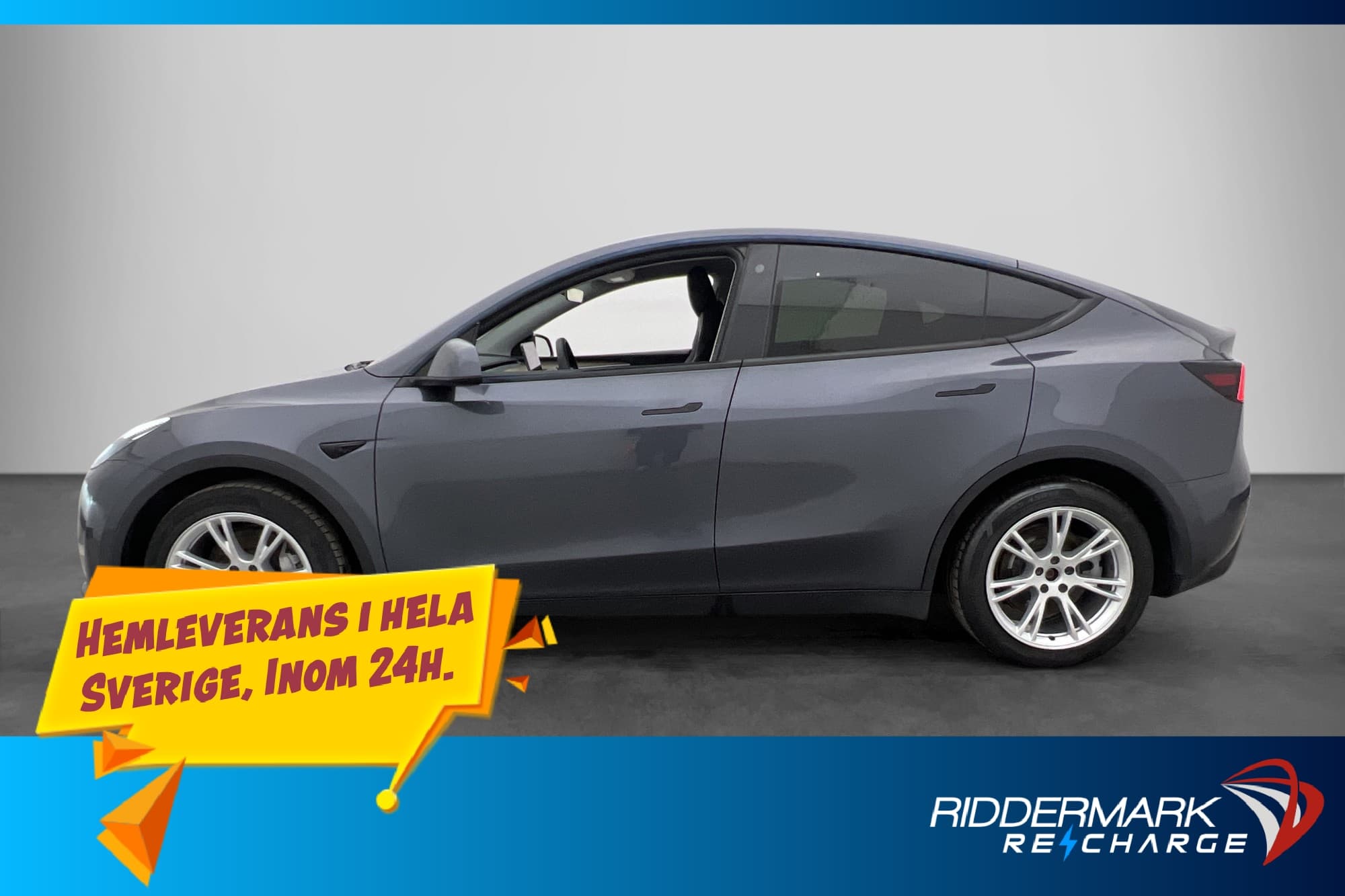 Tesla Model Y Long Range AWD Pano AP Svensksåld MOMS