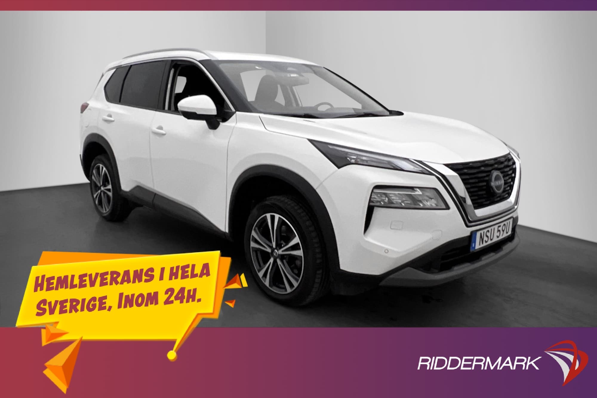 Nissan X-Trail 1.5 VC-T 163hk 7 Sits Cockpit Drag 360° Navi