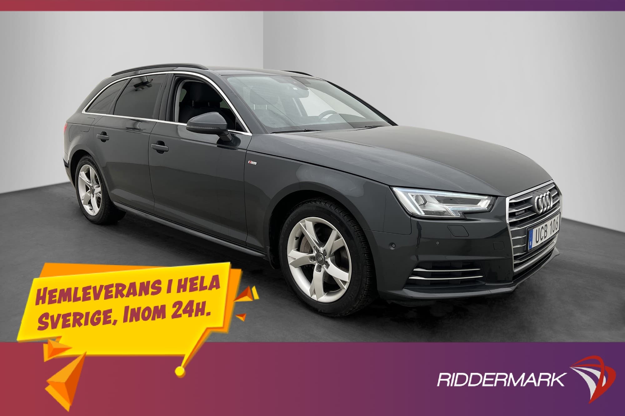 Audi A4 2.0 TDI 190hk Quattro Proline Värmare Dragkrok