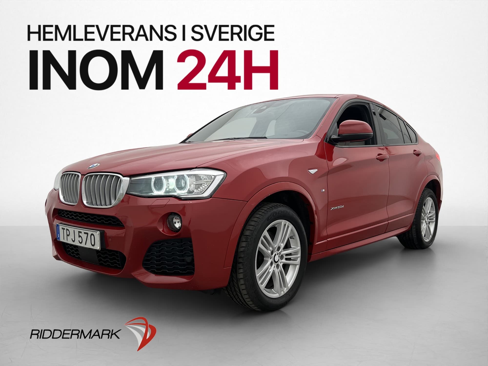 BMW X4 xDrive30d 258hk M-Sport Head-up Kamera HiFi Navi