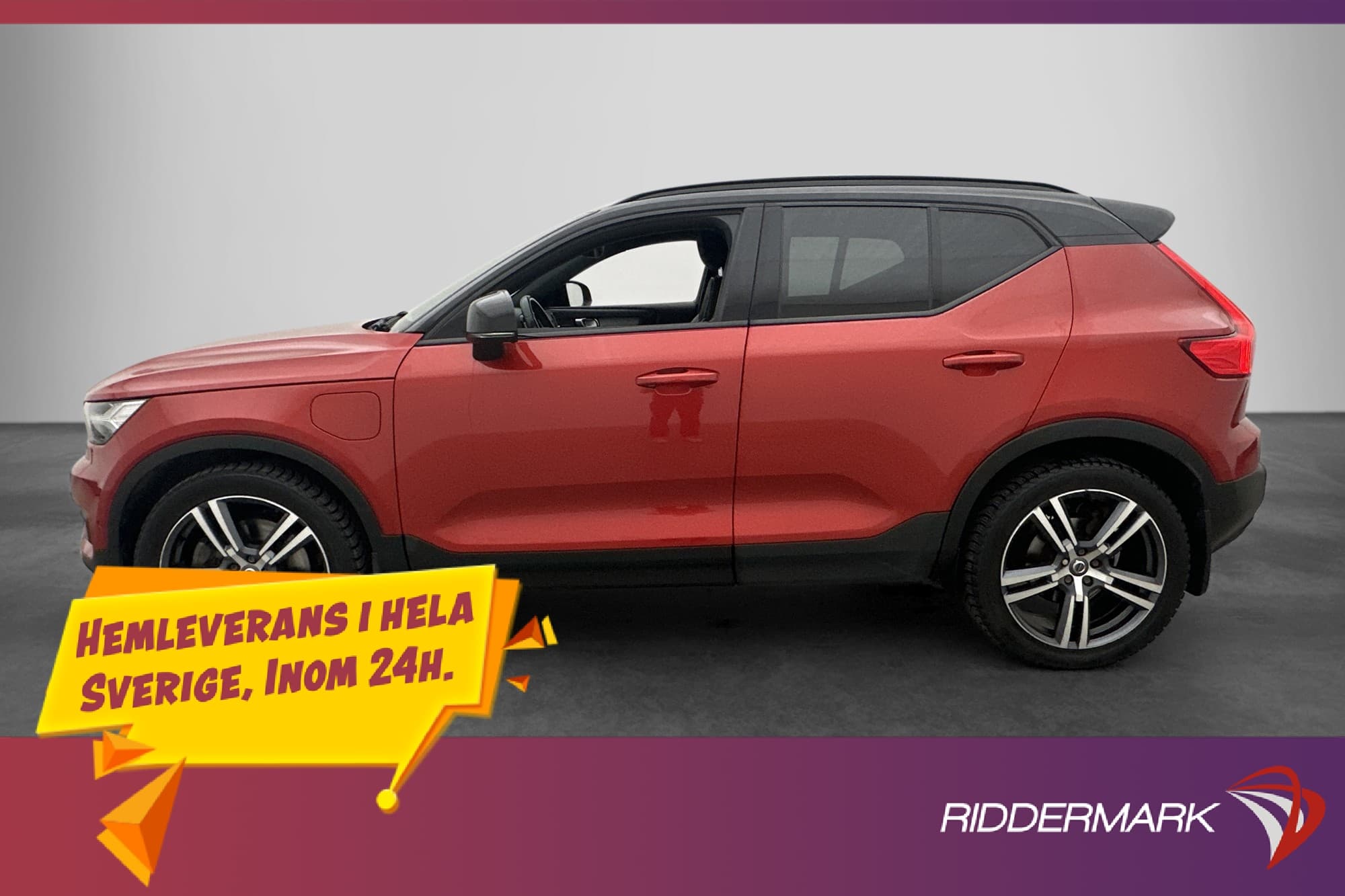 Volvo XC40 Recharge T5 262hk R-Design Pano H/K Drag 360° VOC