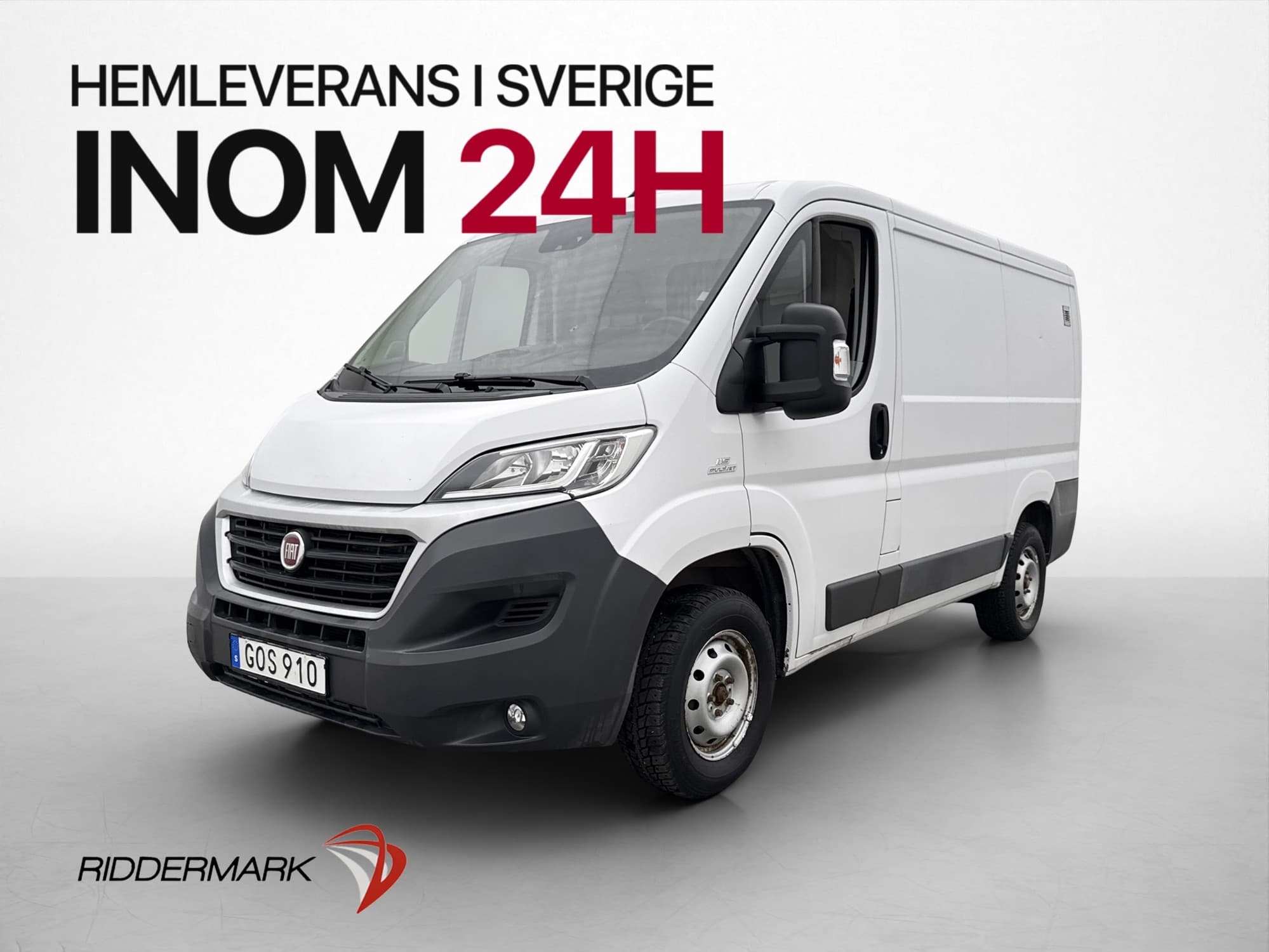Fiat Ducato L2 Ny-Kamrem Värmare 3-Sits Drag PDC 0.63 L/Mil