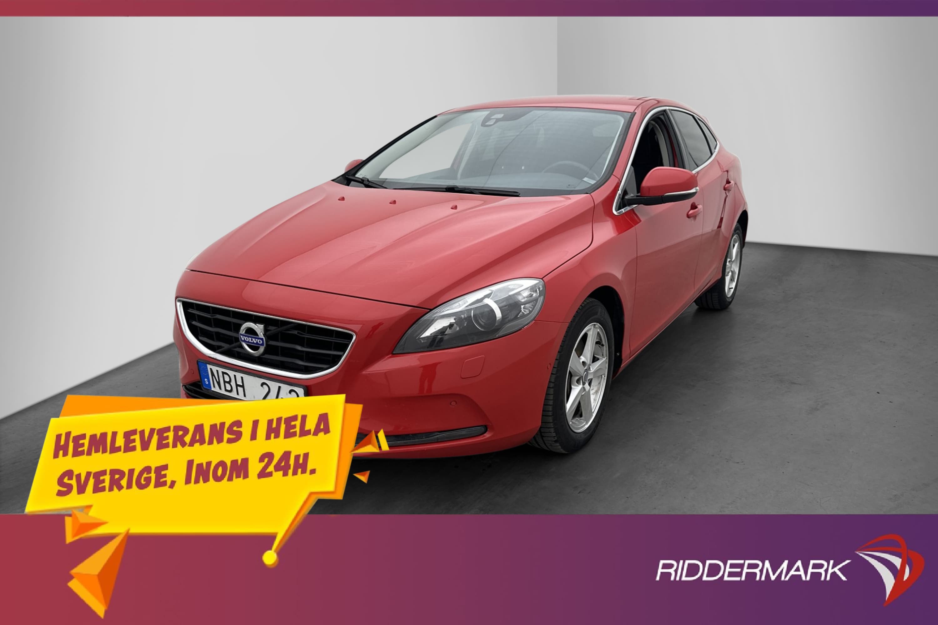 Volvo V40 D3 Momentum Kamera D-Värmare Kamrem-bytt Halvskinn