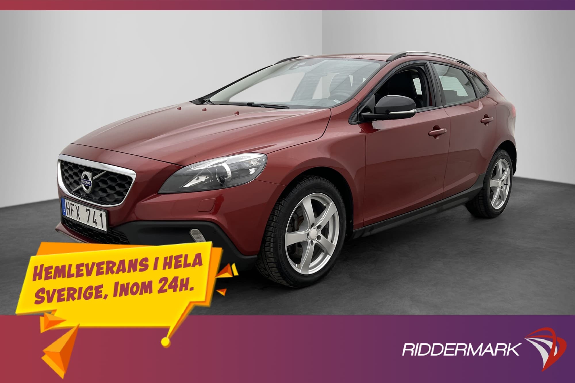 Volvo V40 Cross Country D3 Summum VOC Värm Skinn Elstol